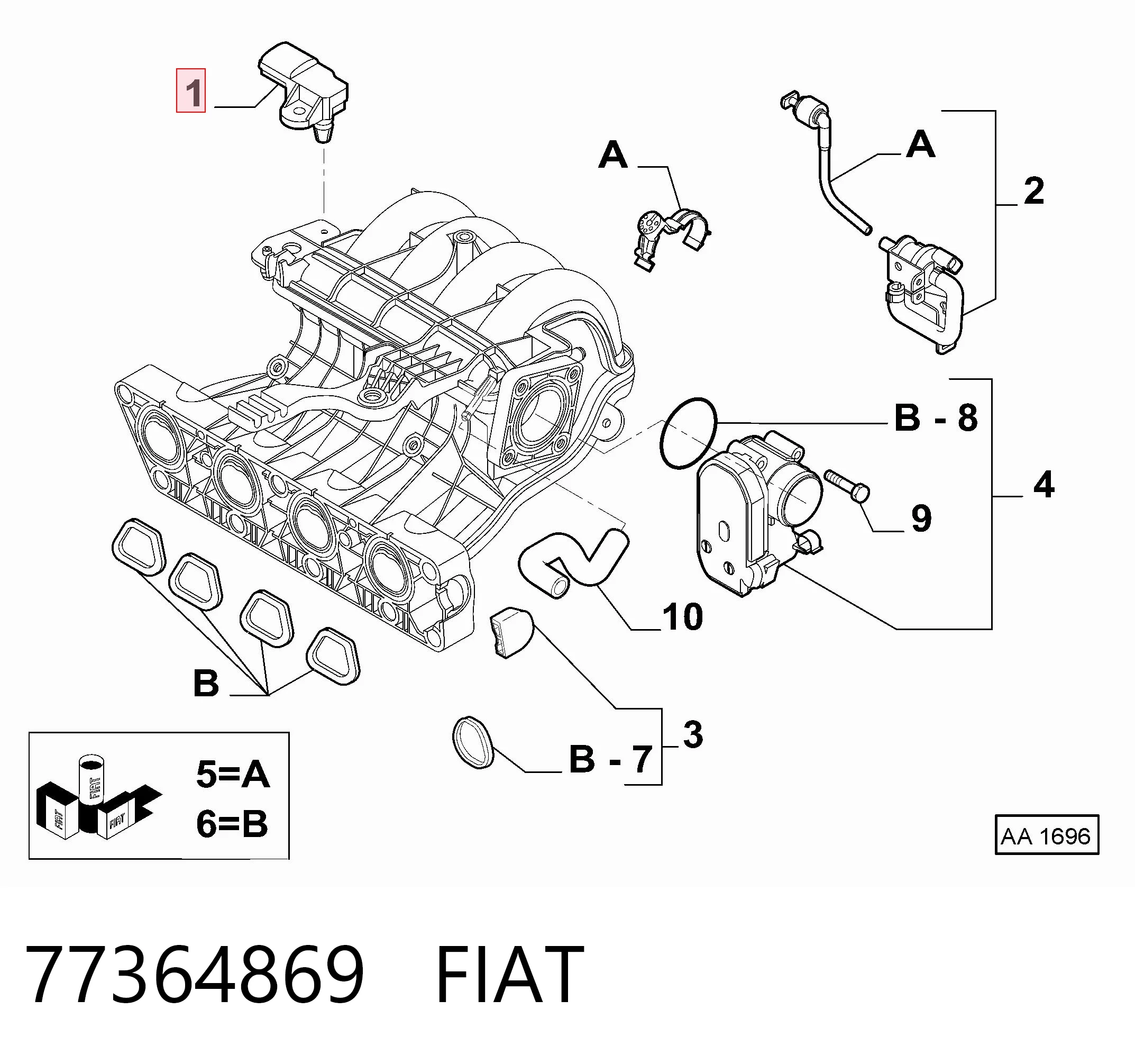 77364869 Fiat/Alfa/Lancia