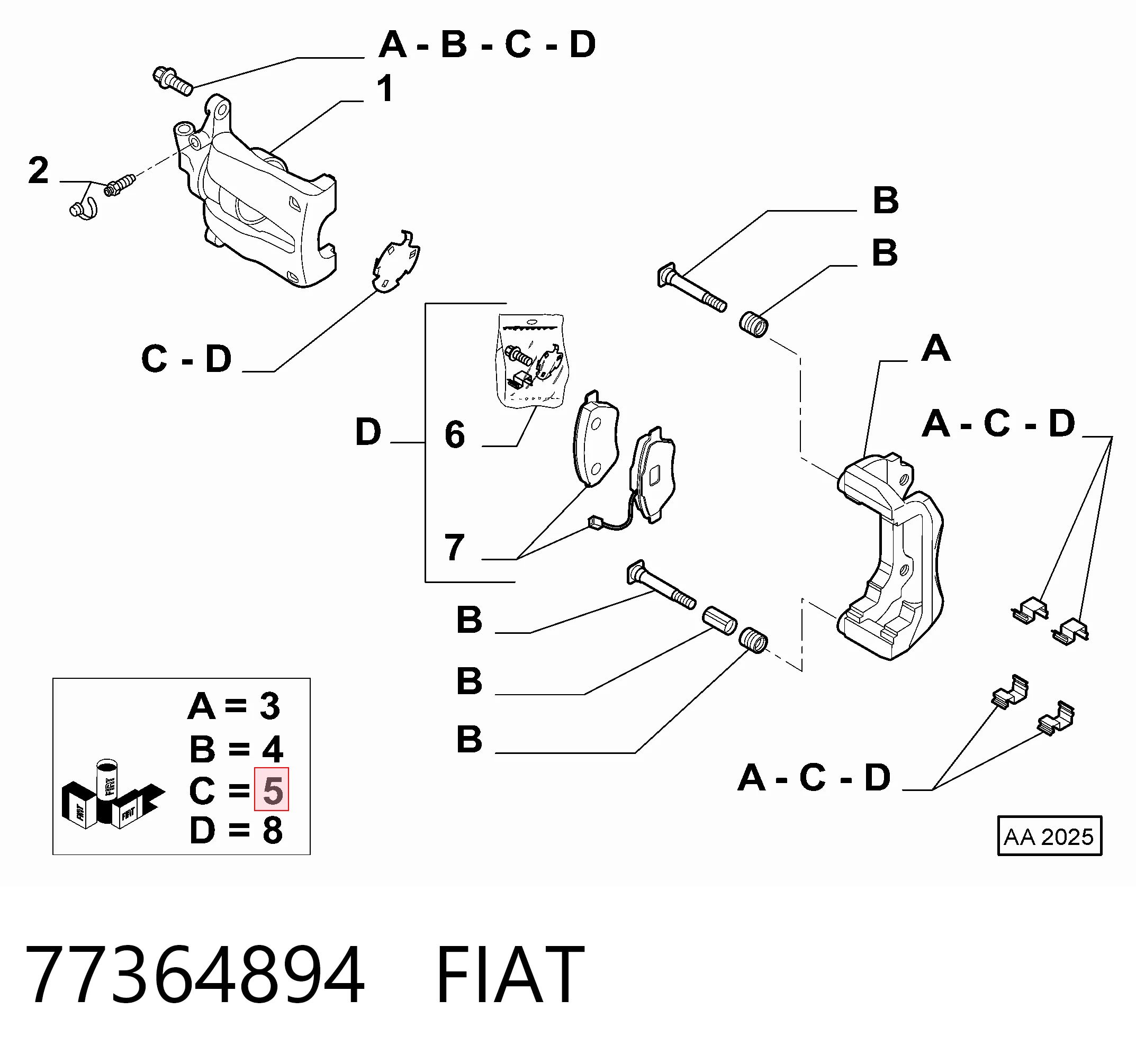 77364894 Fiat/Alfa/Lancia