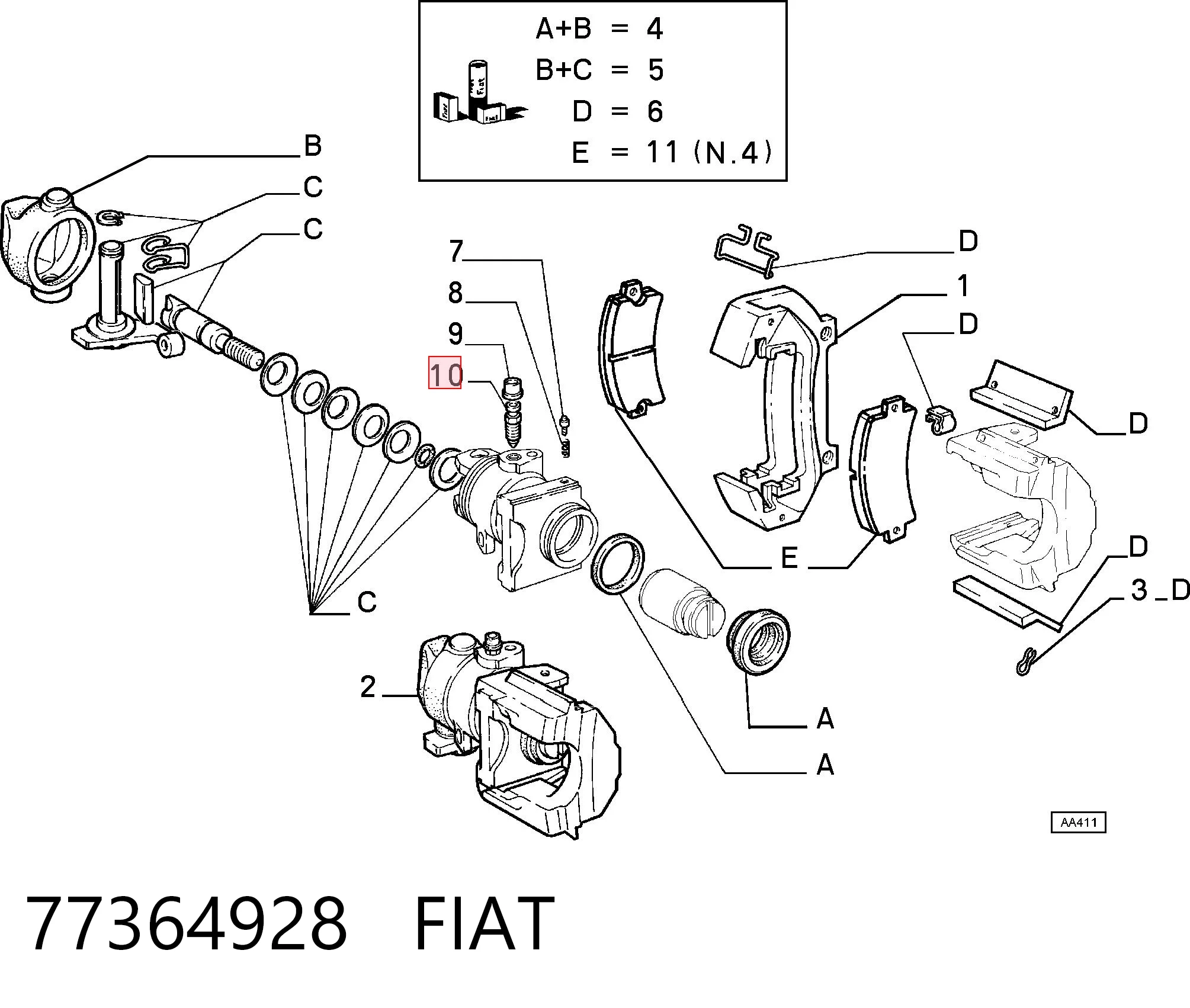 77364928 Fiat/Alfa/Lancia