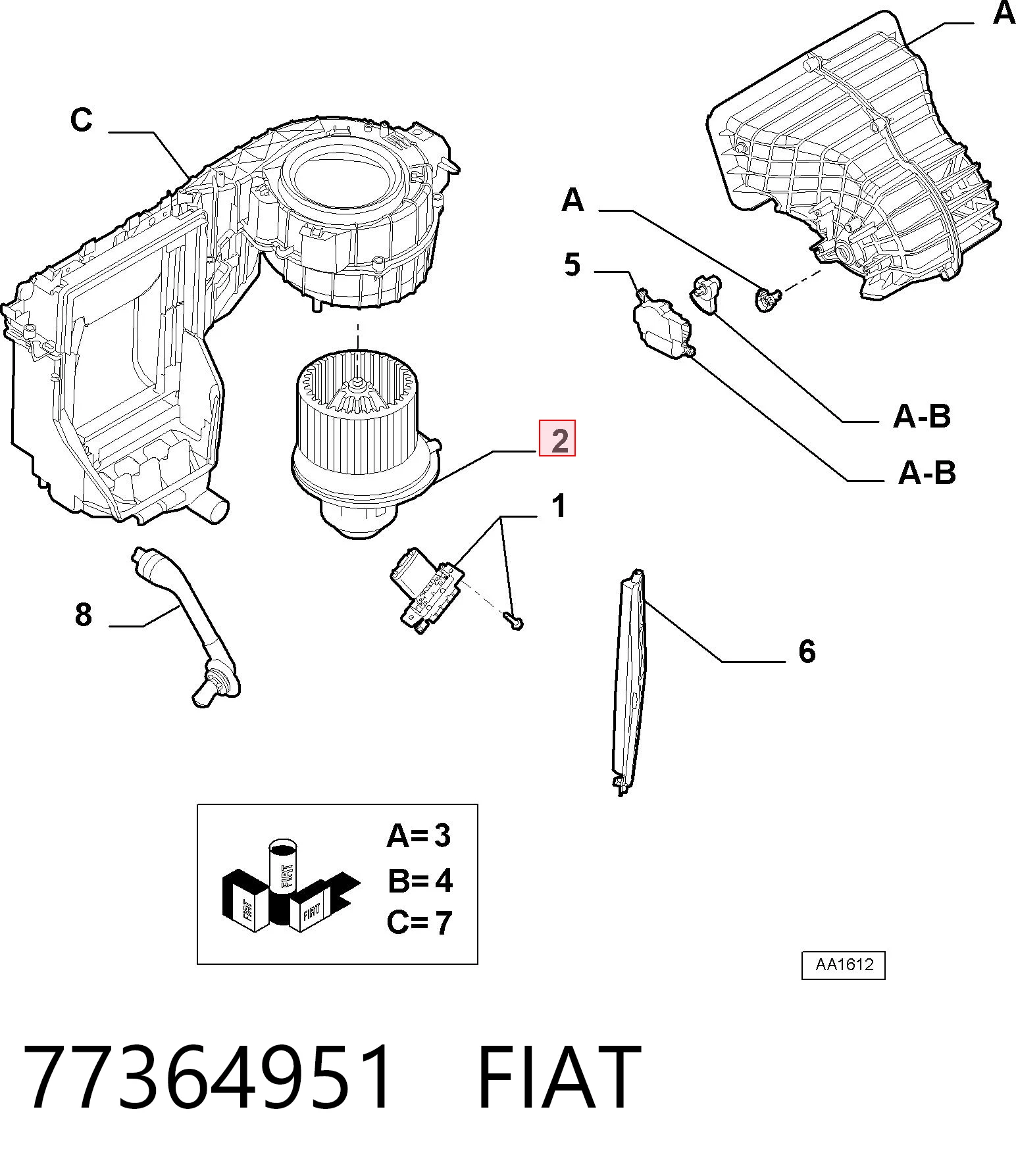 77364951 Fiat/Alfa/Lancia