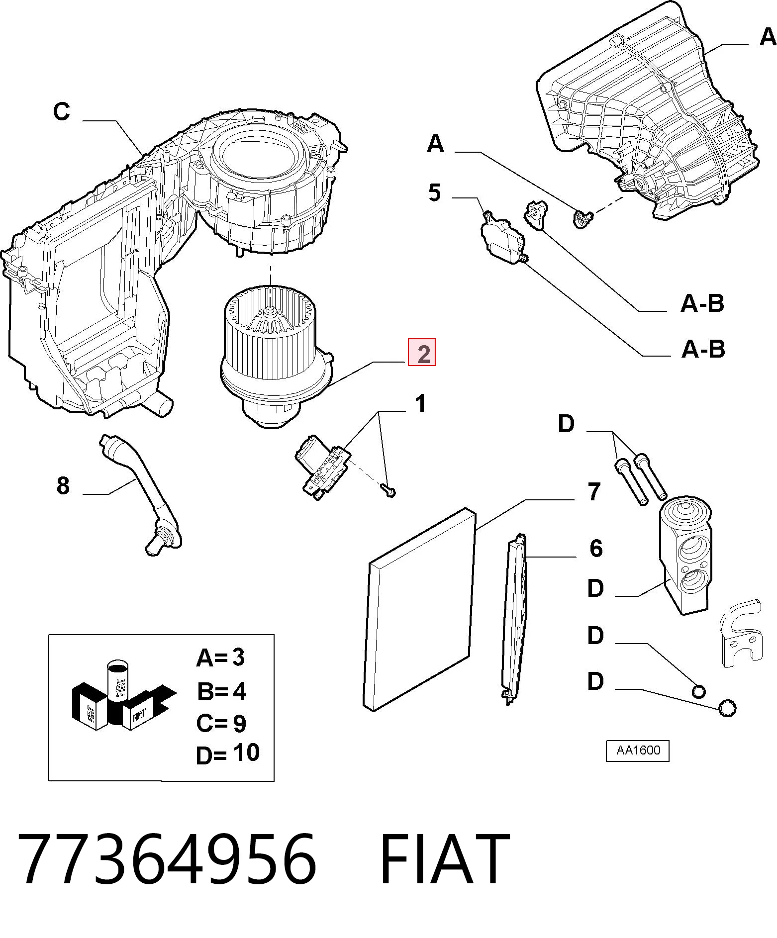 77364956 Fiat/Alfa/Lancia