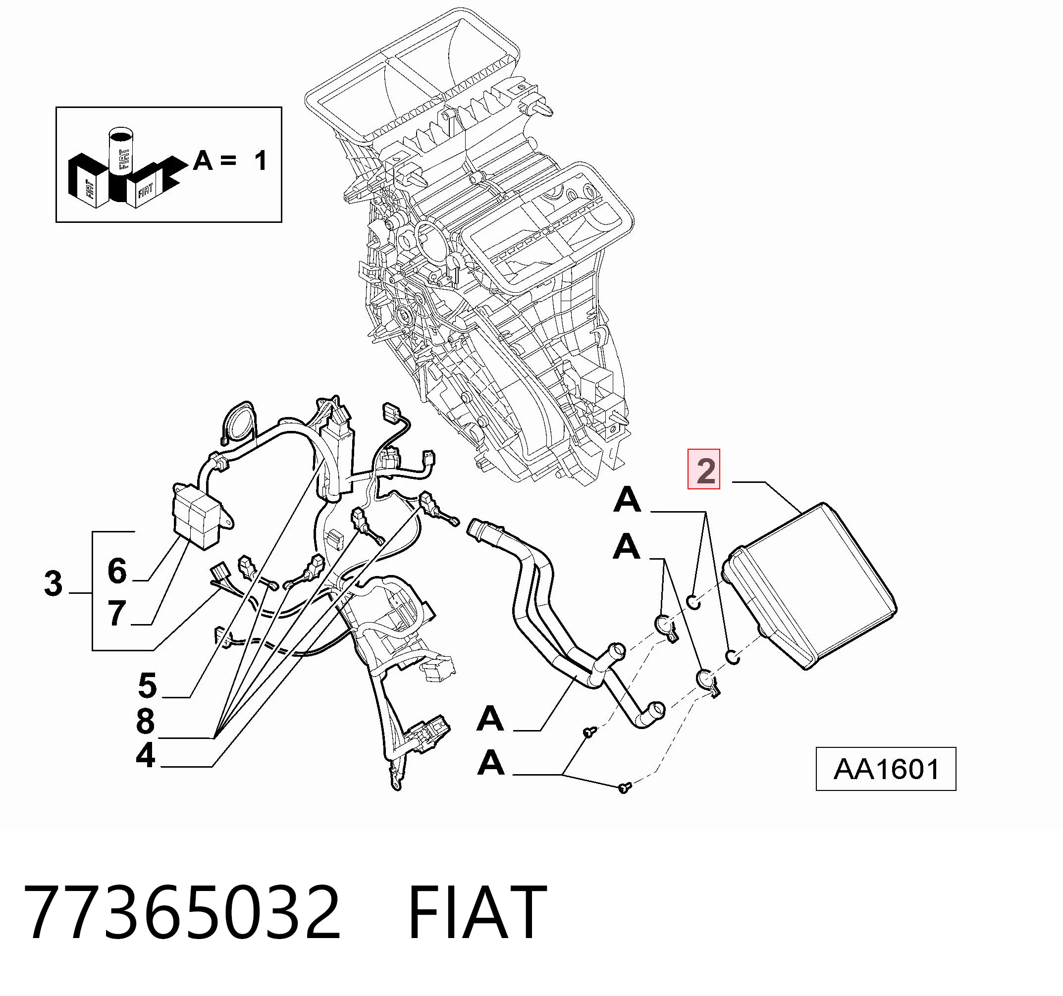 77365032 Fiat/Alfa/Lancia