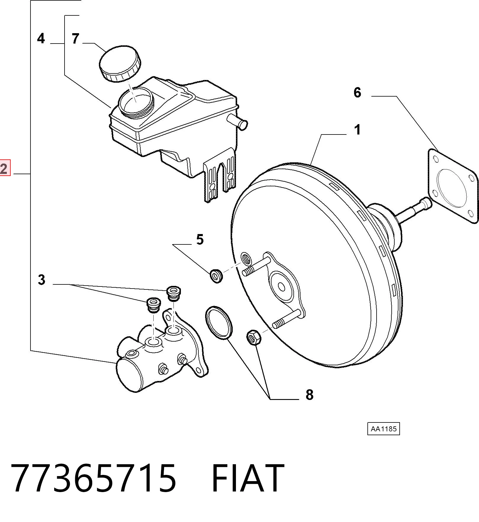 77365715 Fiat/Alfa/Lancia