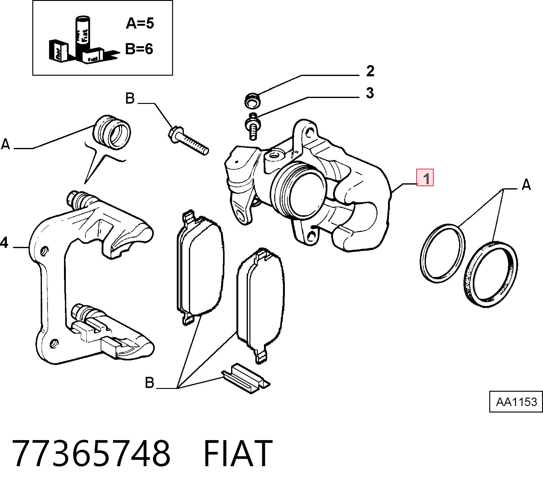 77365748 Fiat/Alfa/Lancia