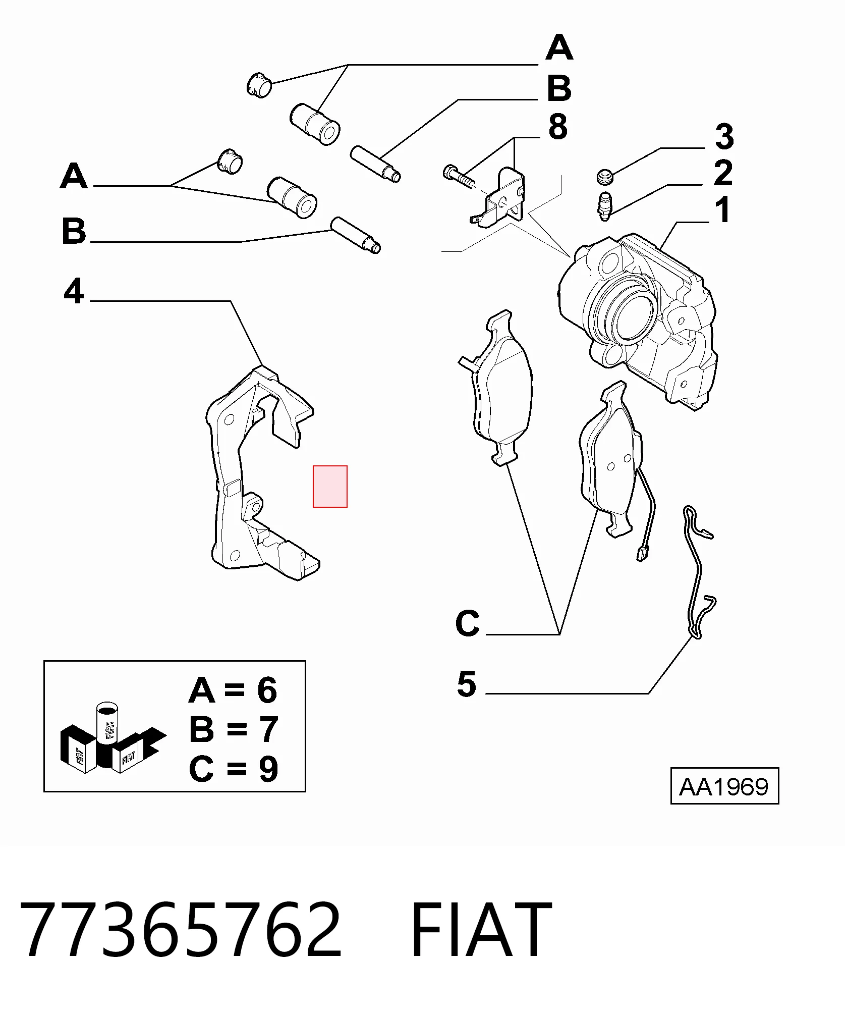 77365762 Fiat/Alfa/Lancia