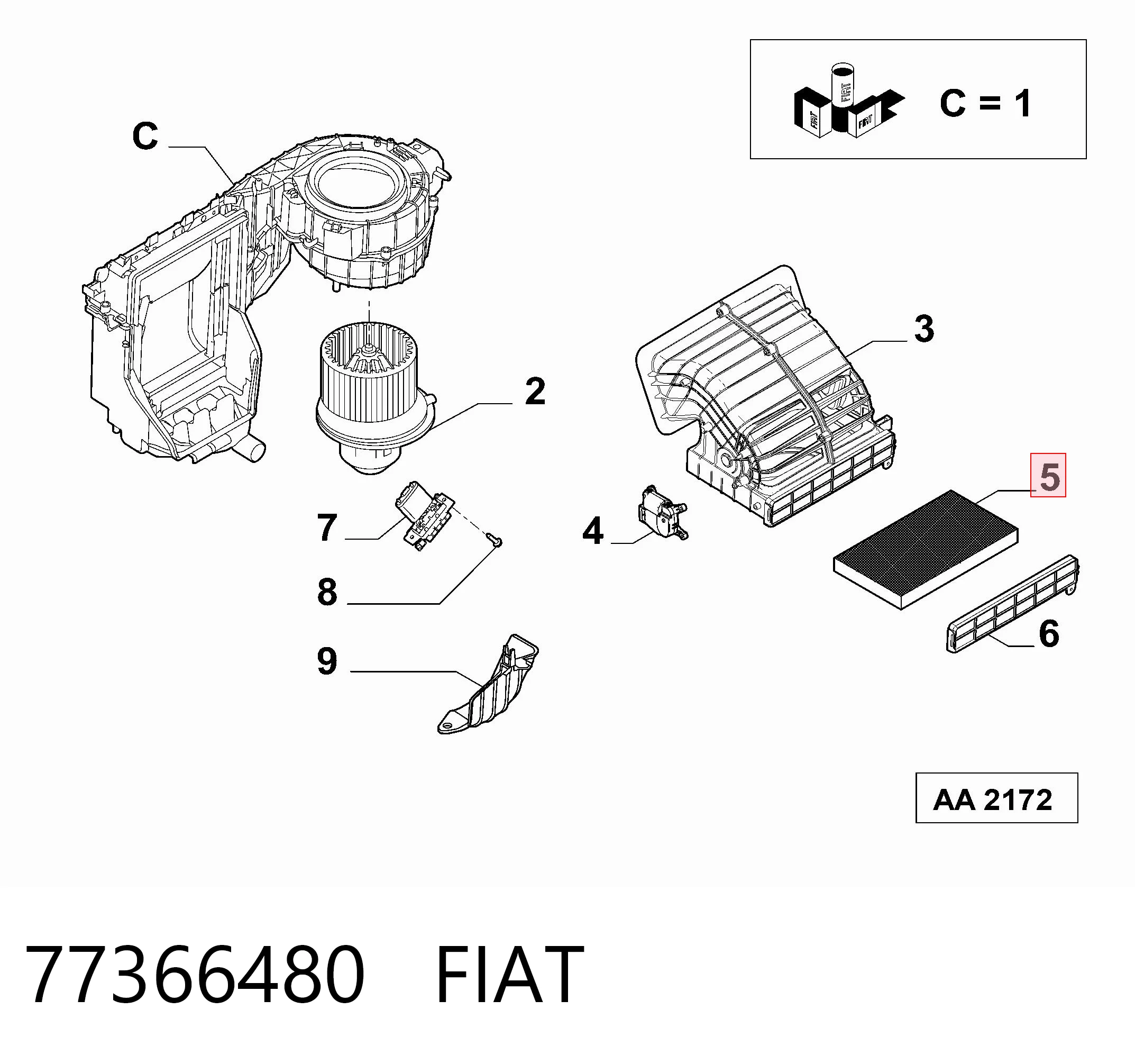77366480 Fiat/Alfa/Lancia
