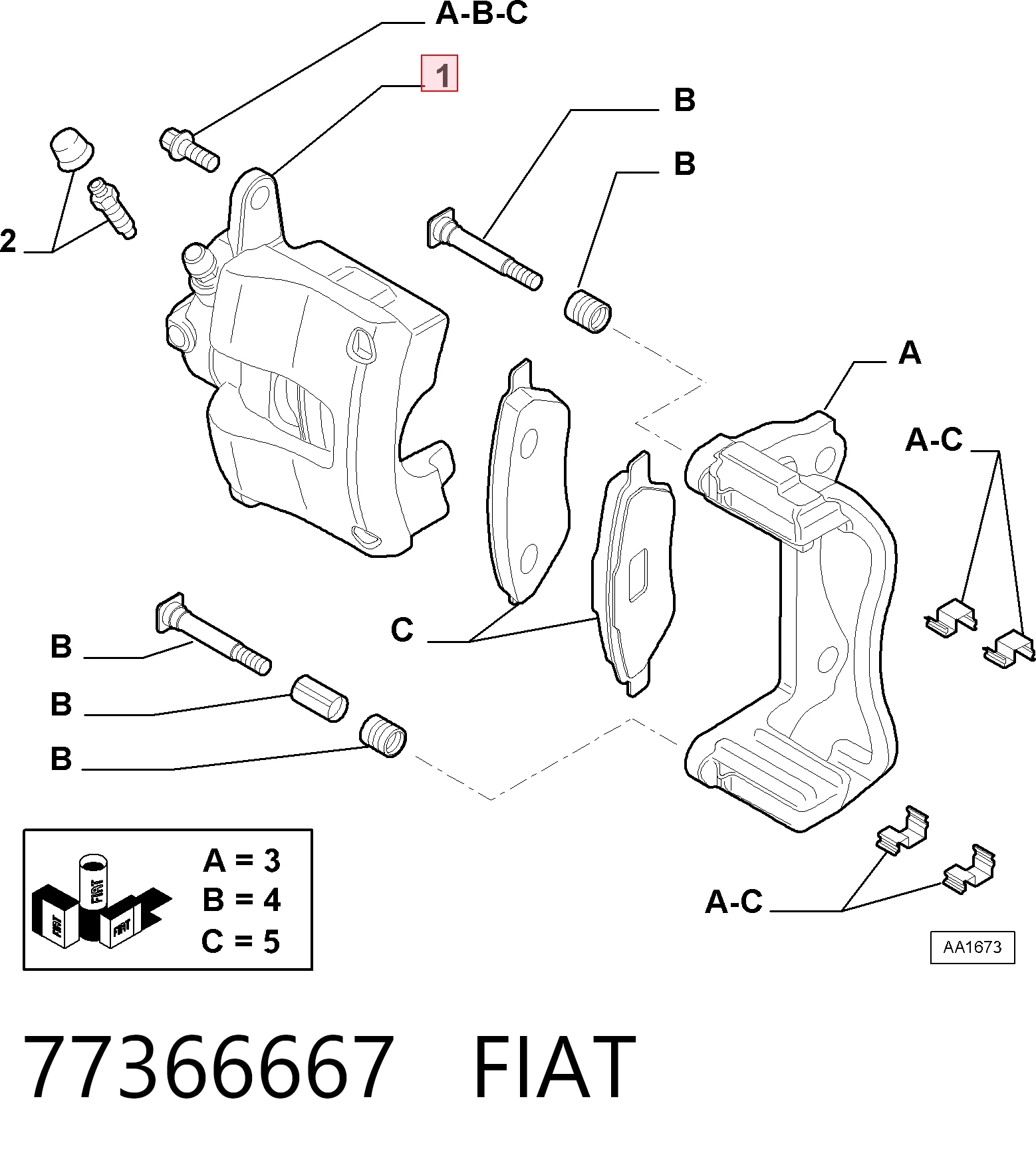 77366667 Fiat/Alfa/Lancia