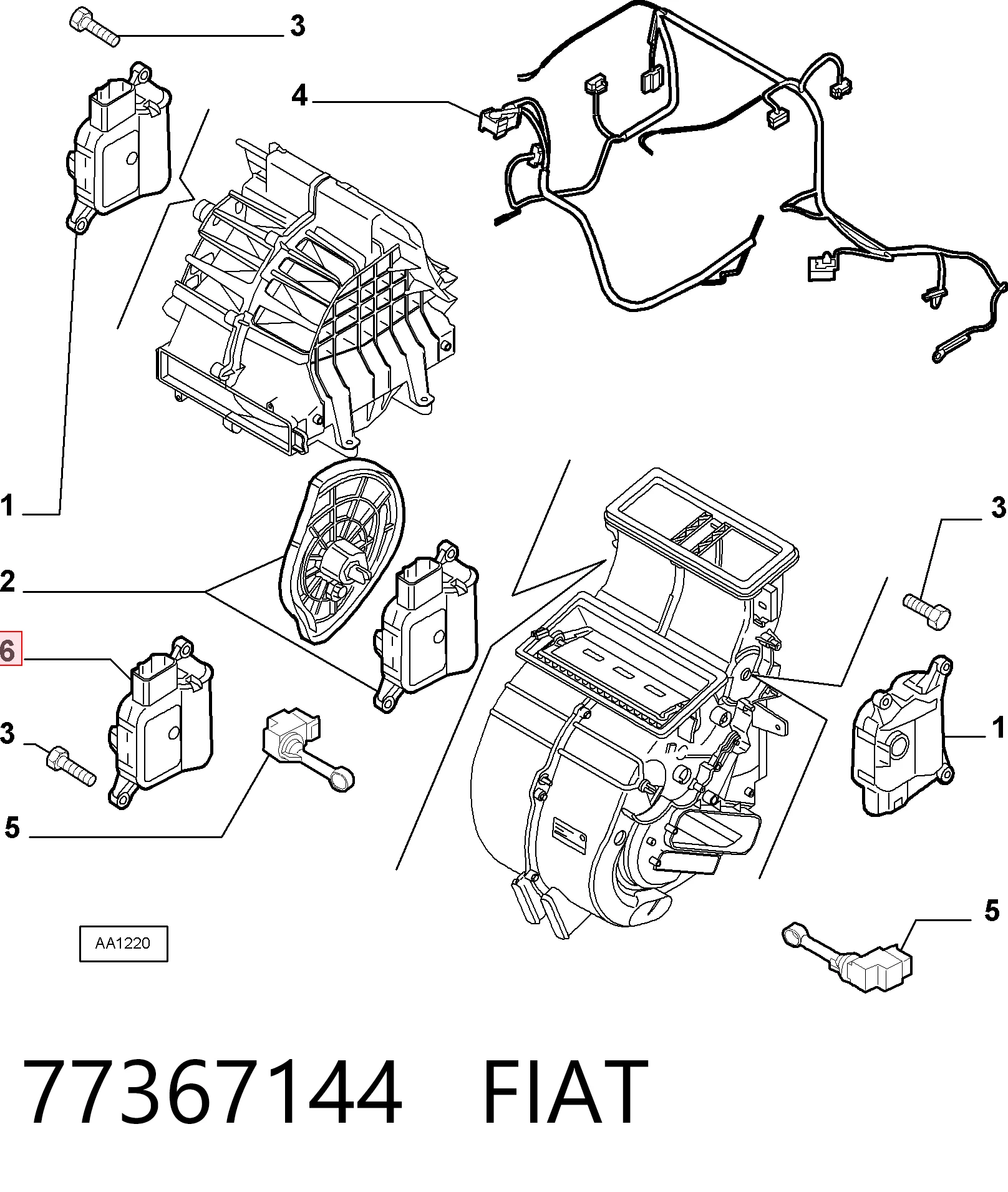 77367144 Fiat/Alfa/Lancia