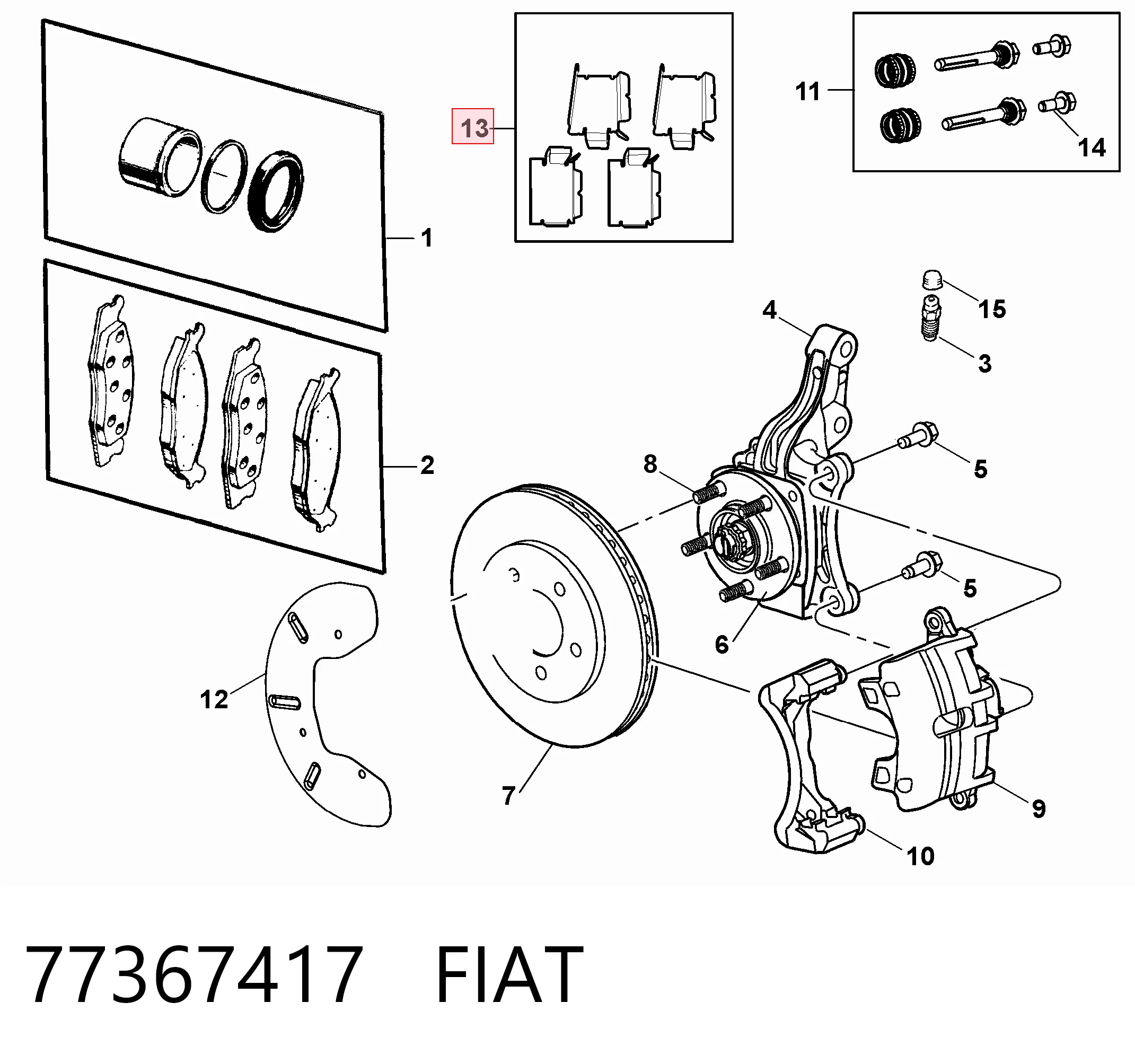 77367417 Fiat/Alfa/Lancia