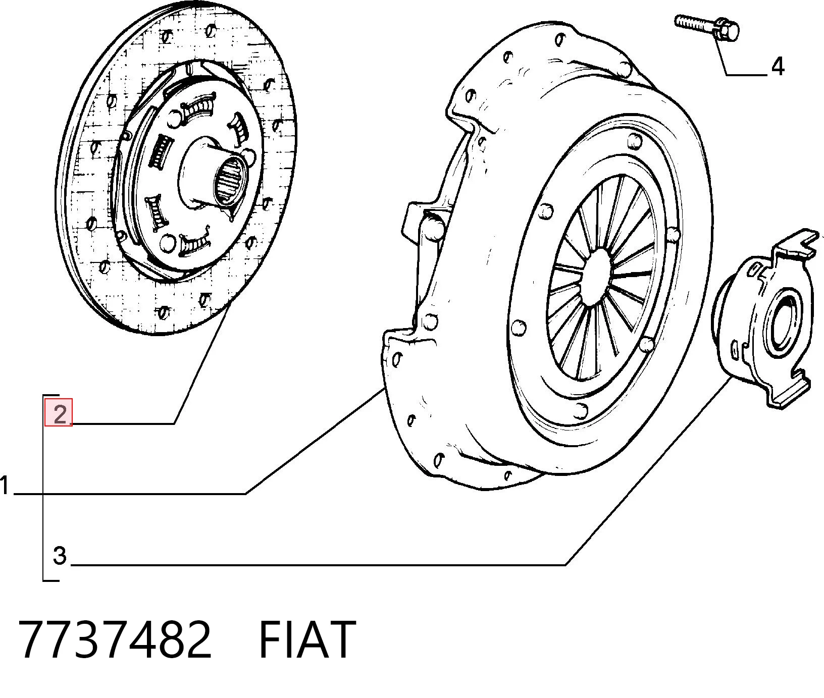 Disco de embrague para Fiat Punto 188