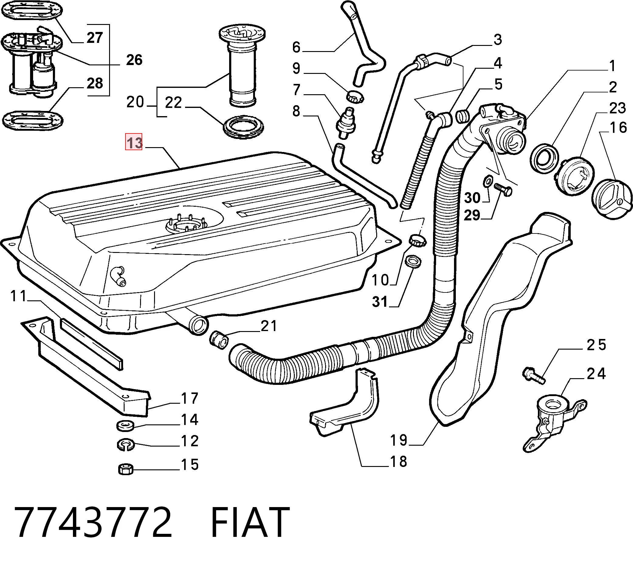 7743772 Fiat/Alfa/Lancia