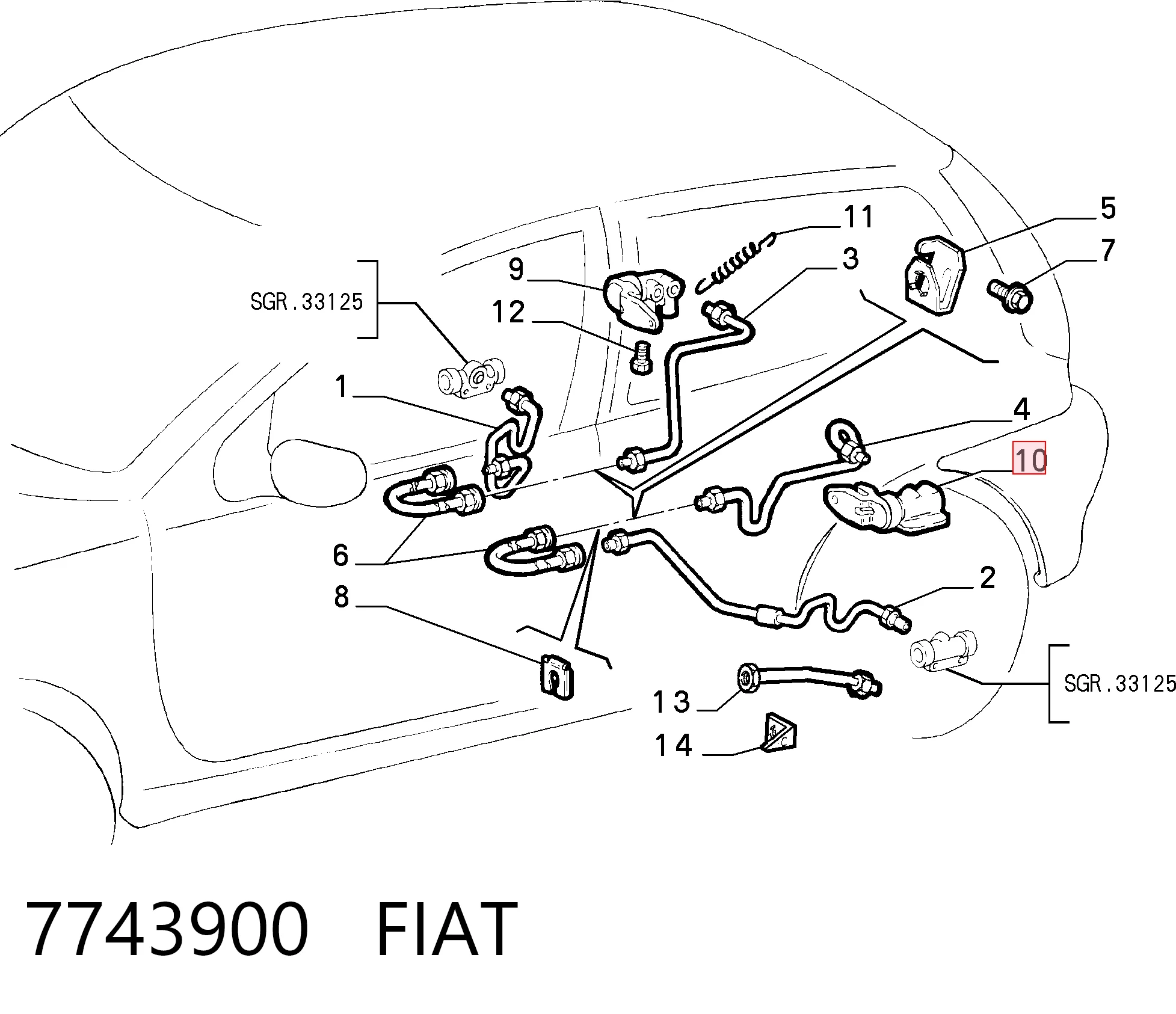 7743900 Fiat/Alfa/Lancia