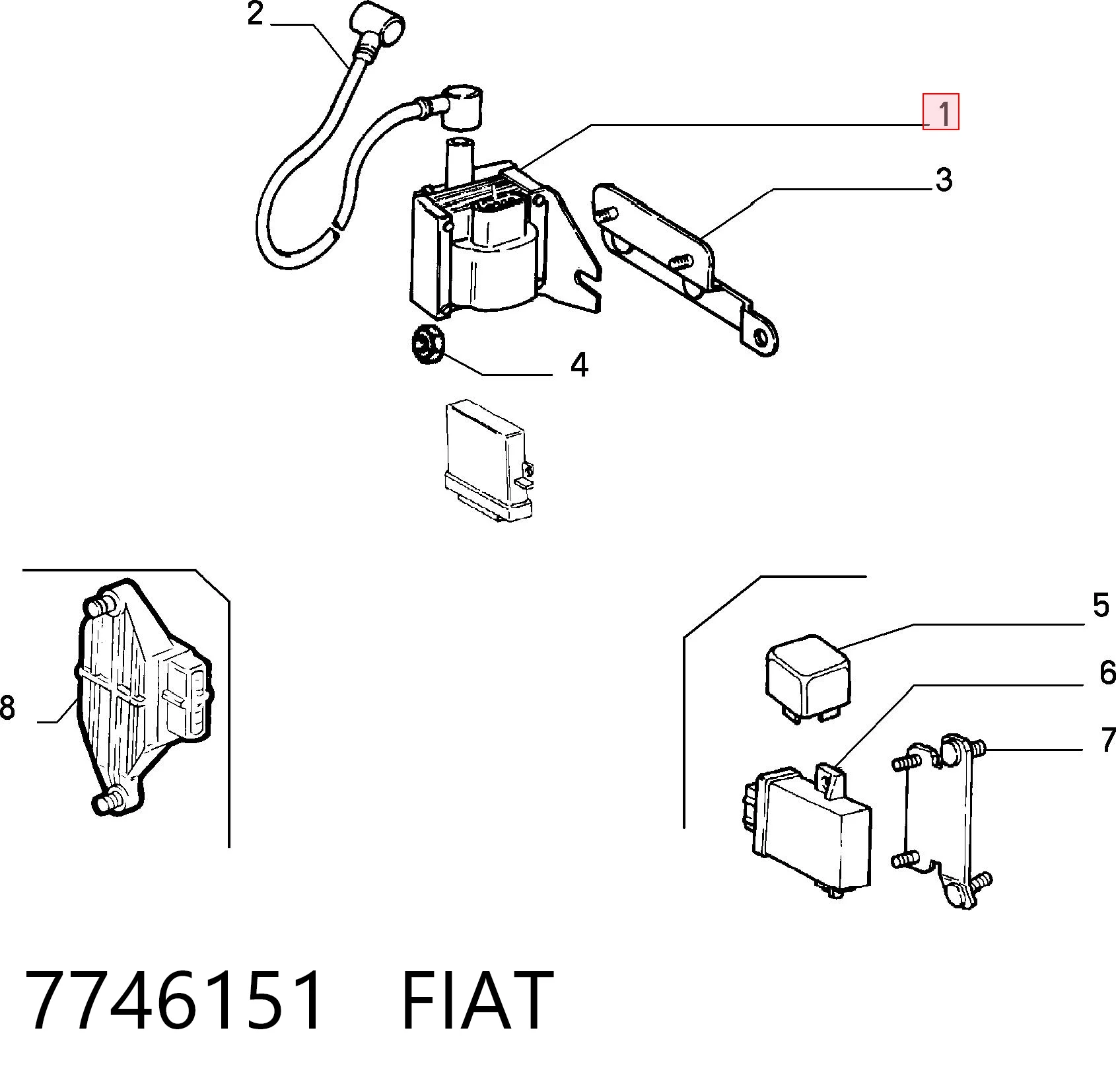 7746151 Fiat/Alfa/Lancia