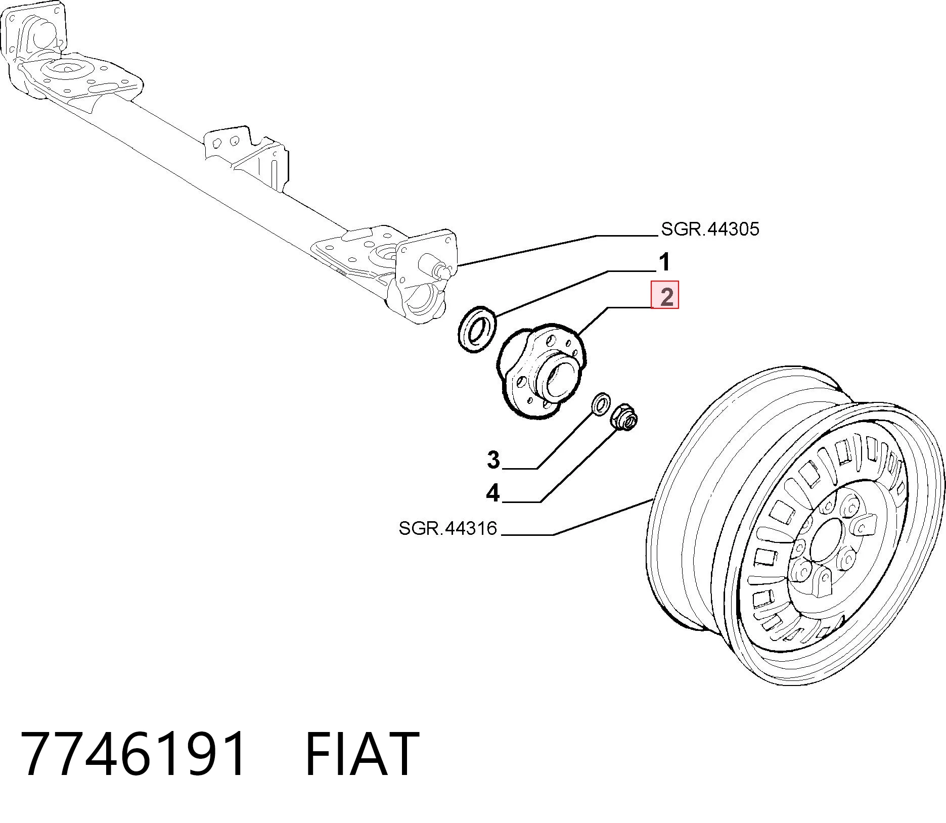 7746191 Fiat/Alfa/Lancia