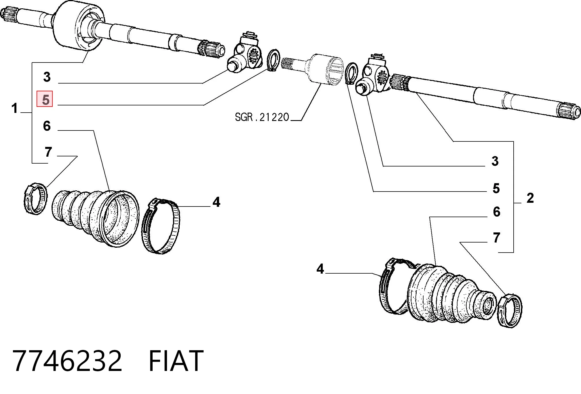 7746232 Fiat/Alfa/Lancia