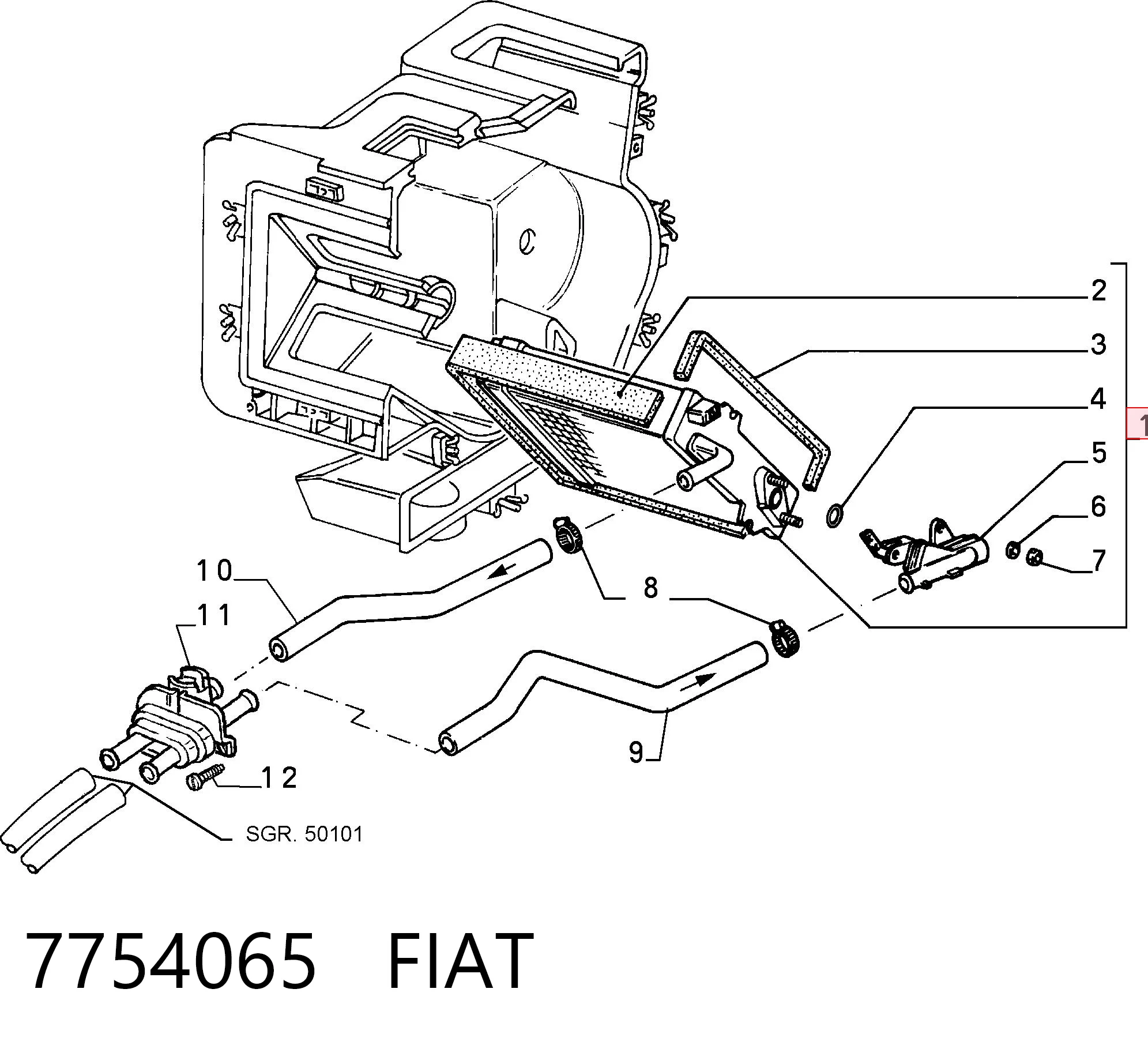 Comprar Radiador de calefacción Fiat Tipo  160 a bajo precio