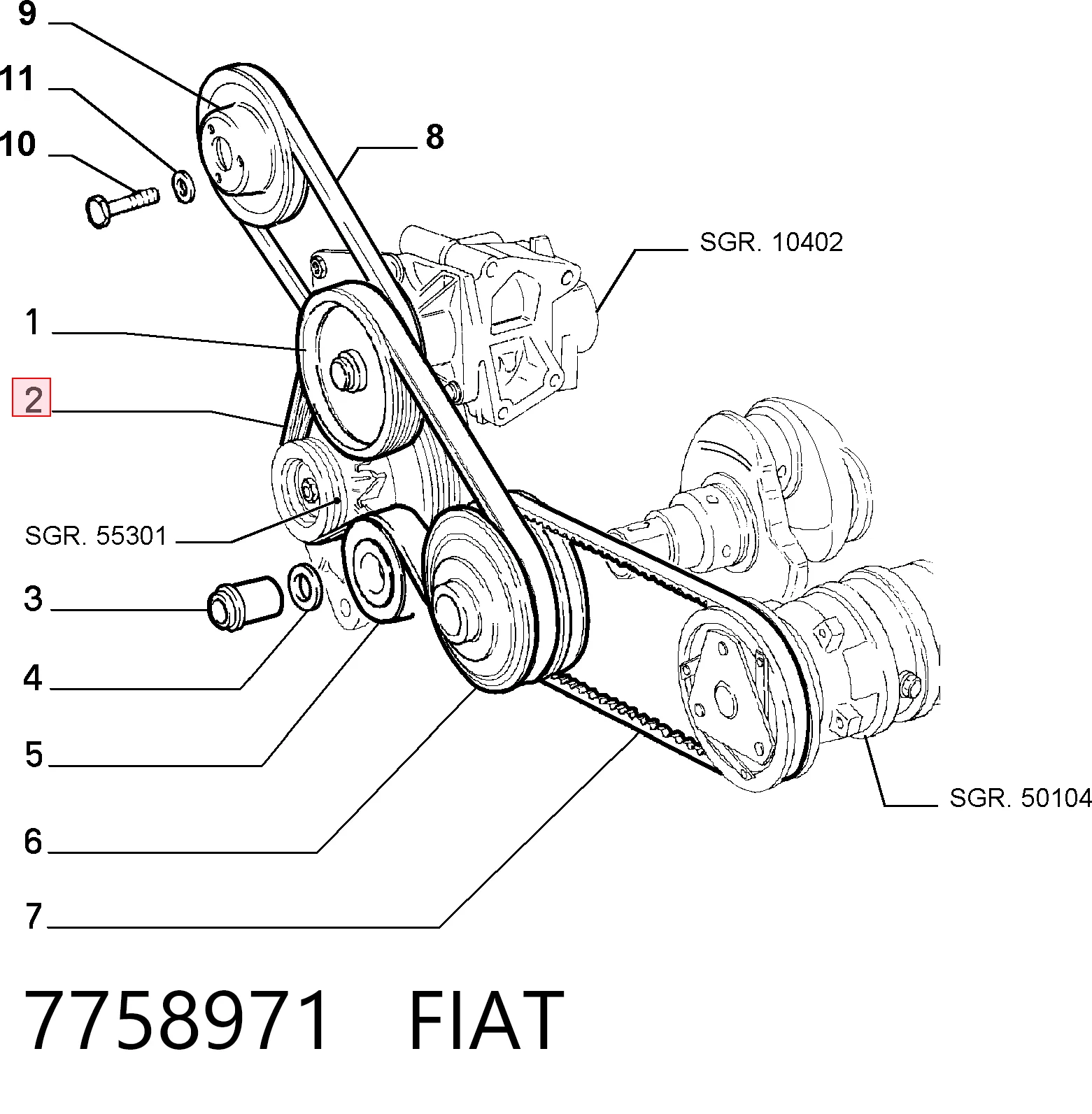 7758971 Fiat/Alfa/Lancia