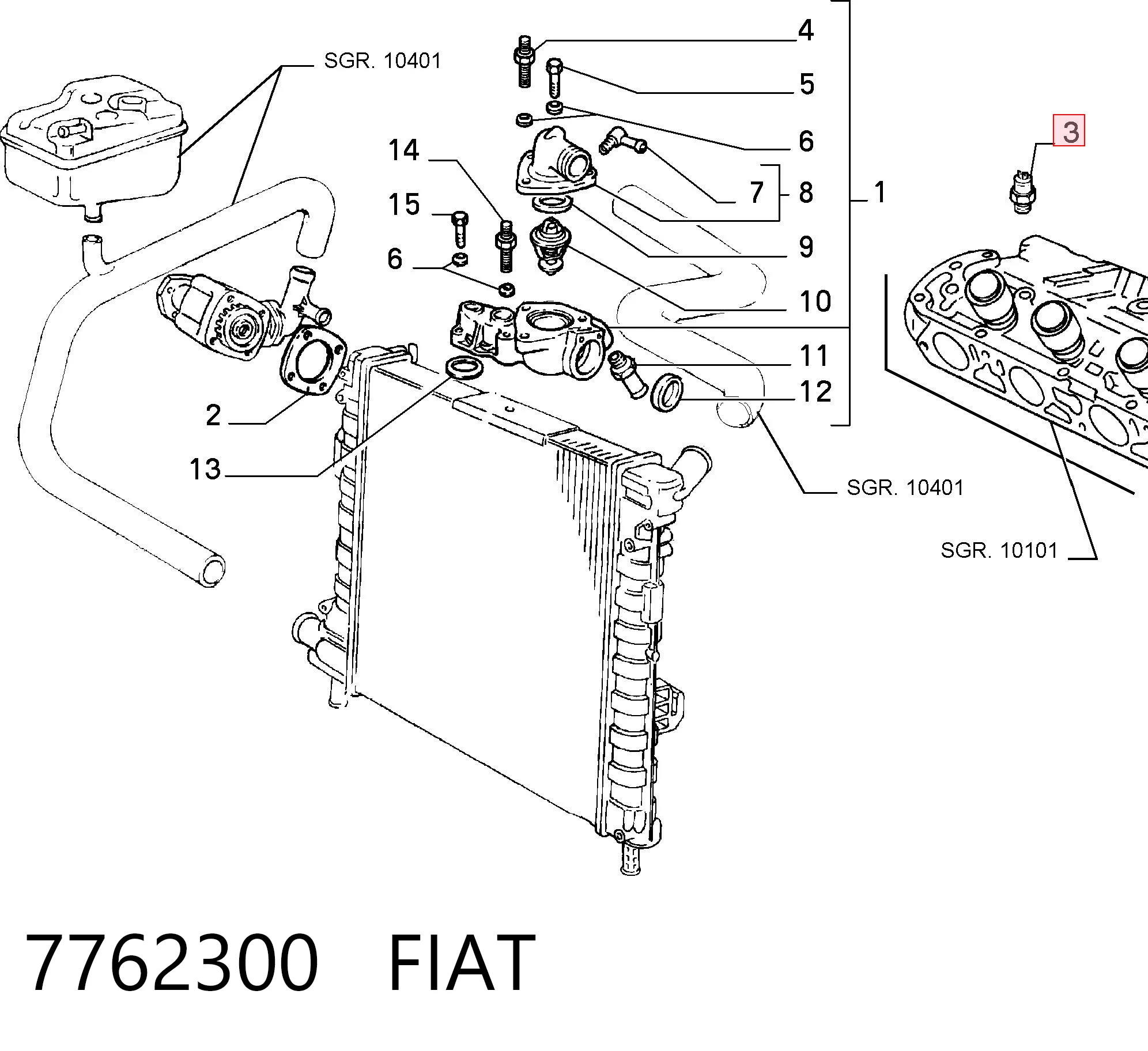 7762300 Fiat/Alfa/Lancia