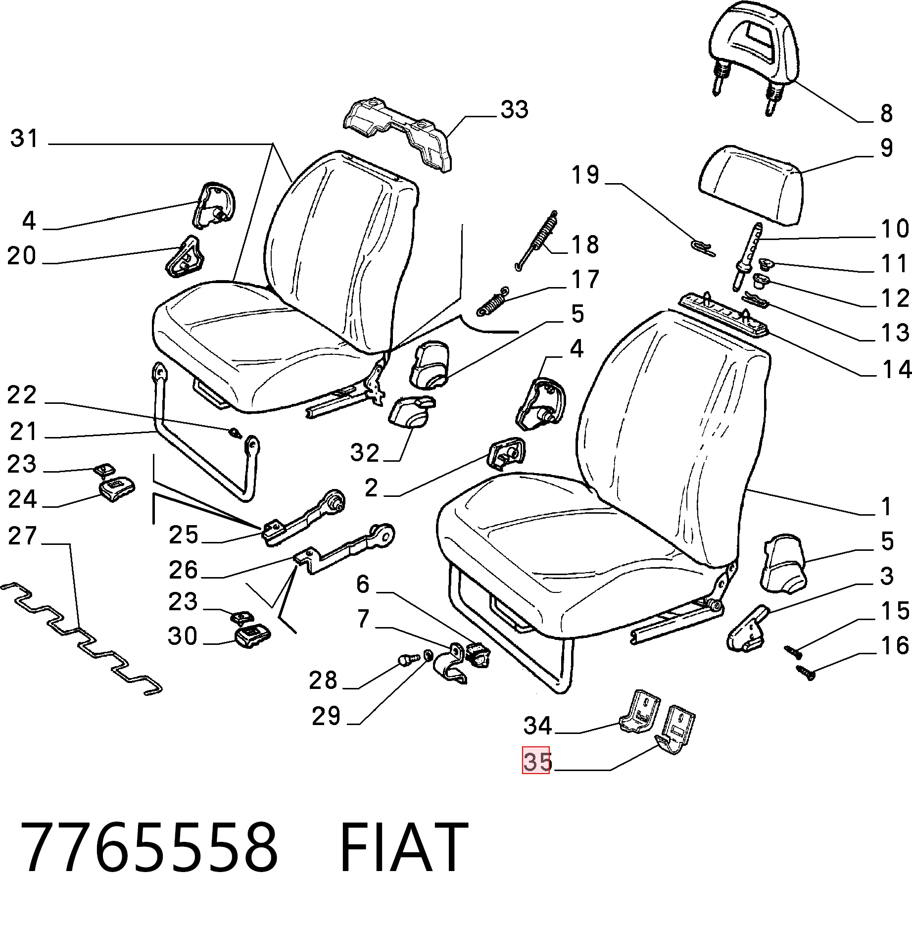 7765558 Fiat/Alfa/Lancia