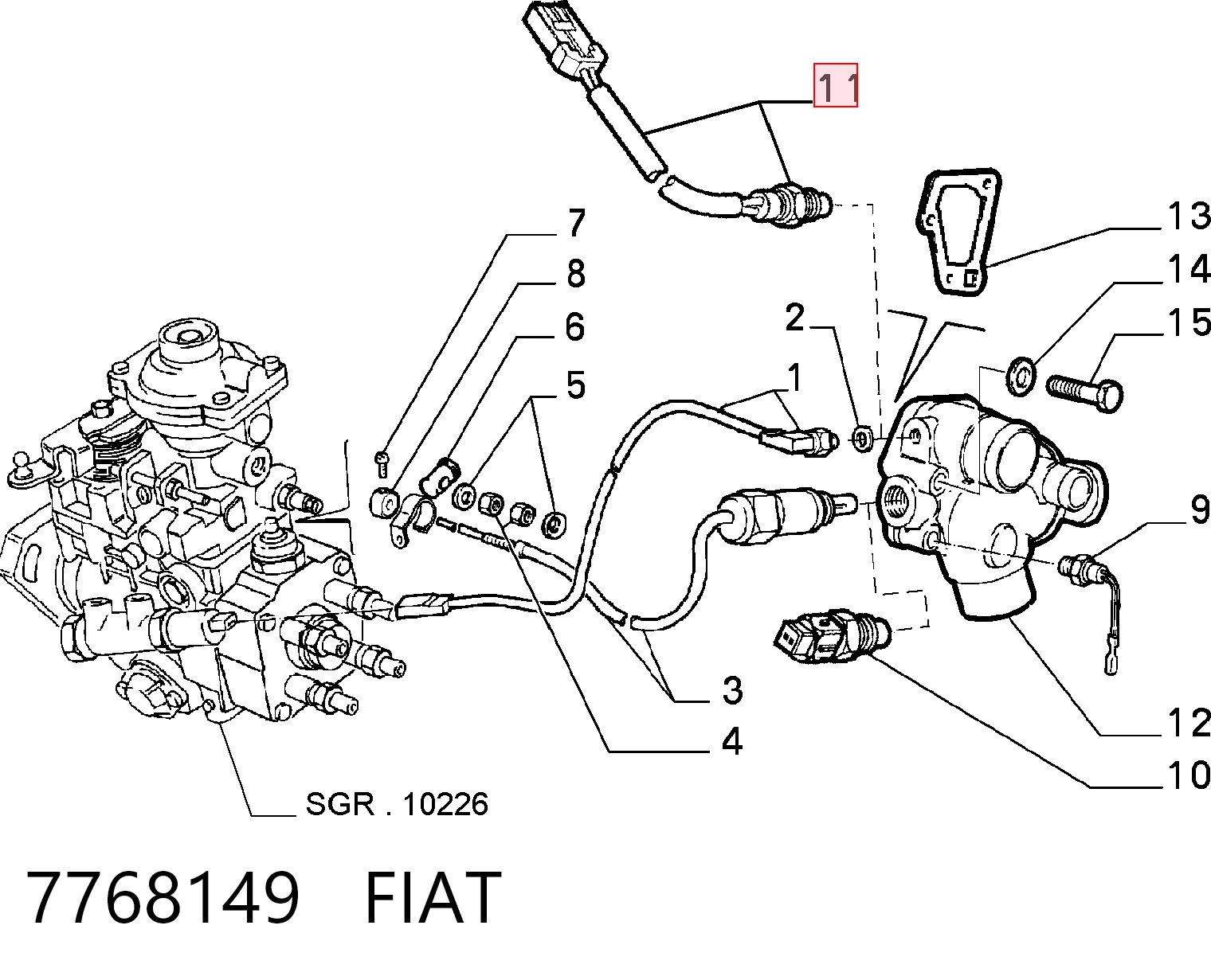 7768149 Fiat/Alfa/Lancia