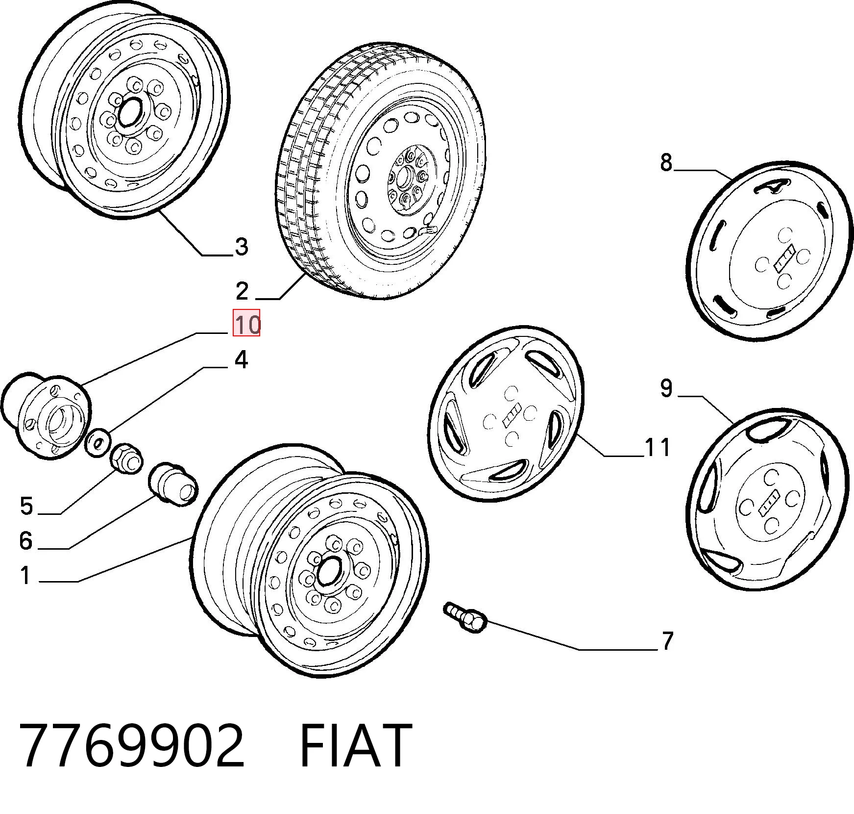 7769902 Fiat/Alfa/Lancia