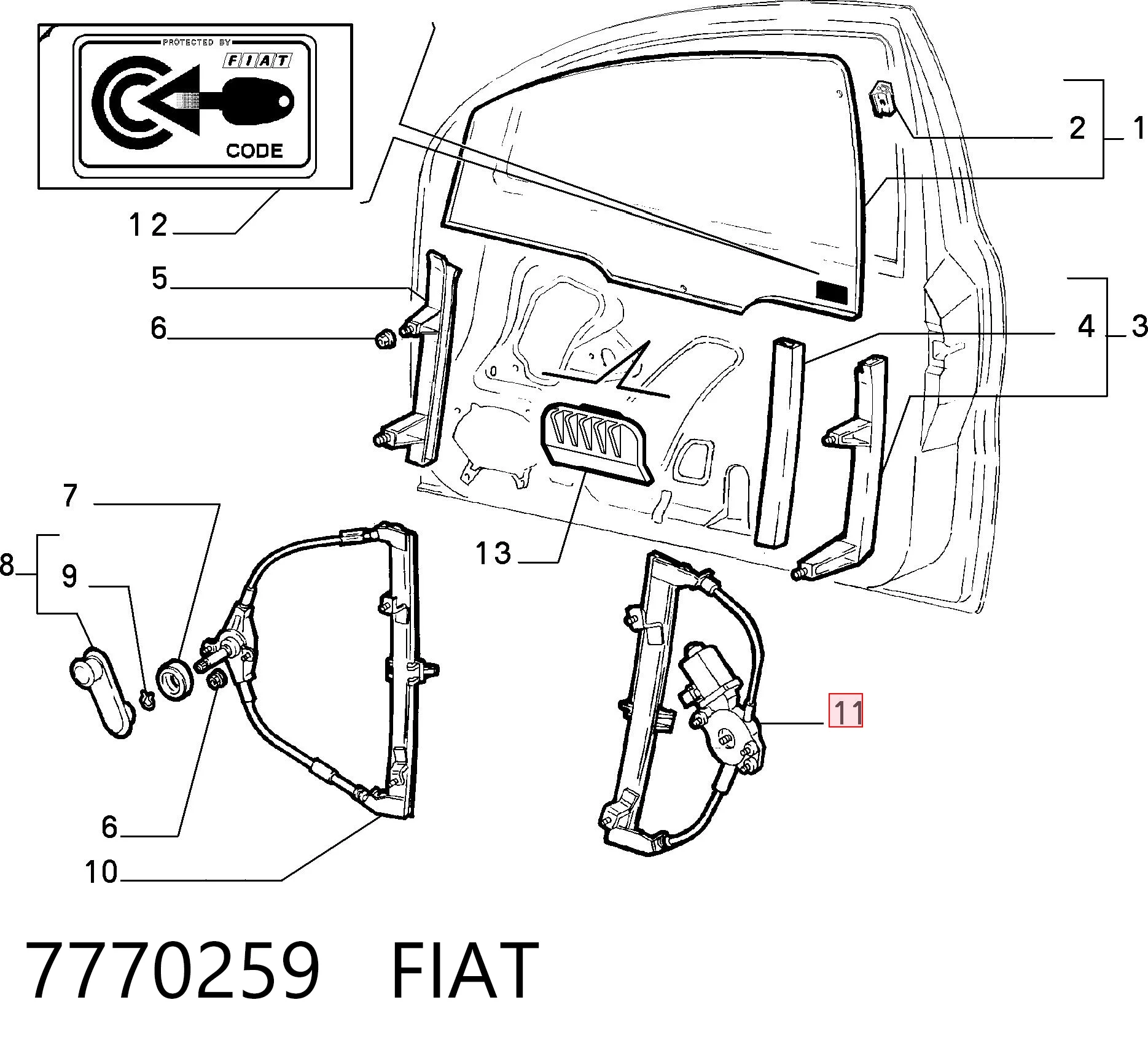 7770259 Fiat/Alfa/Lancia