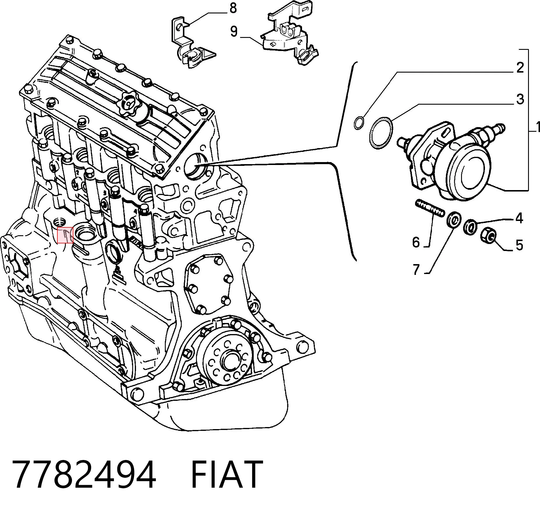 7782494 Fiat/Alfa/Lancia