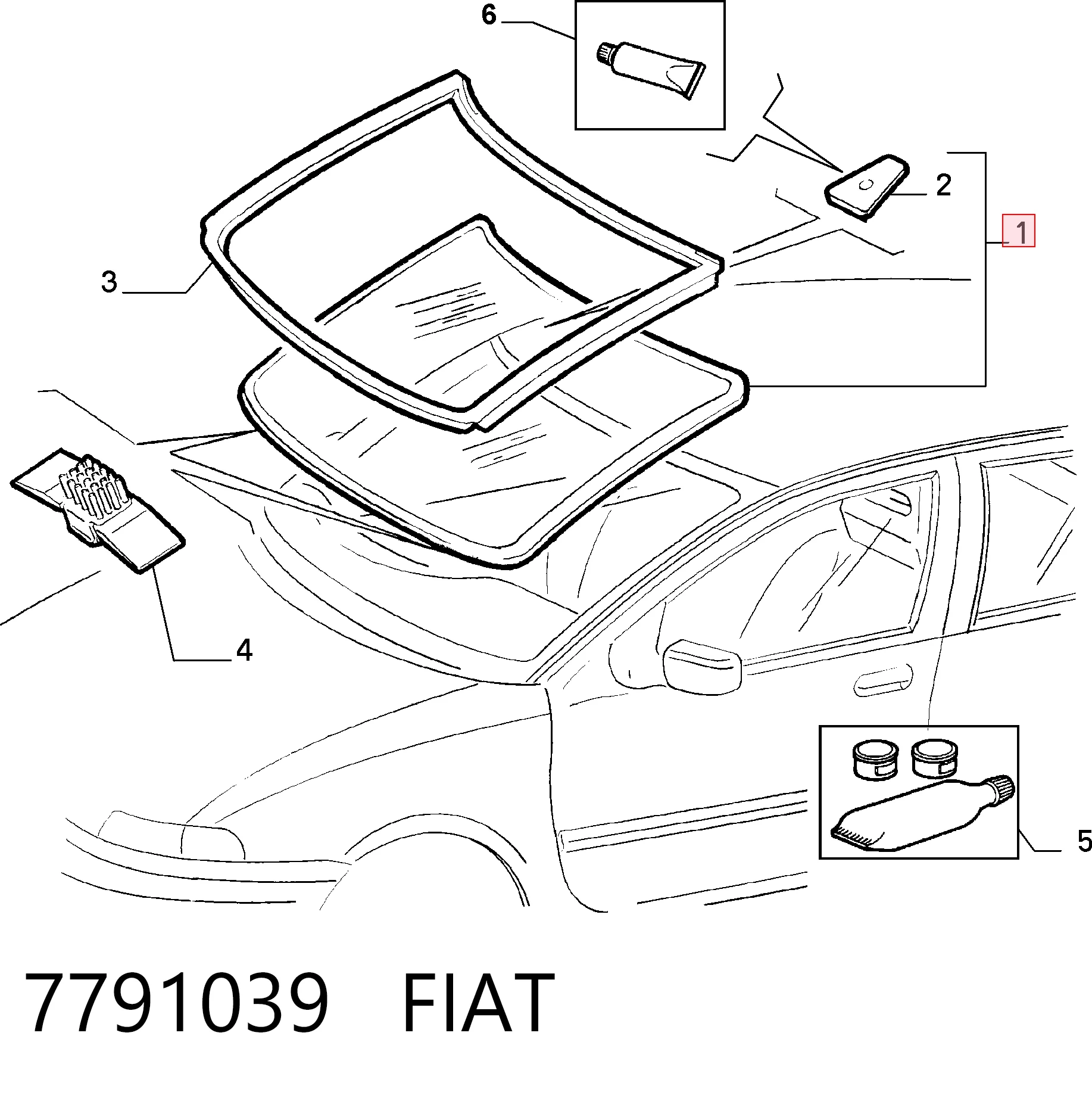 Comprar Parabrisas Fiat Punto I 176