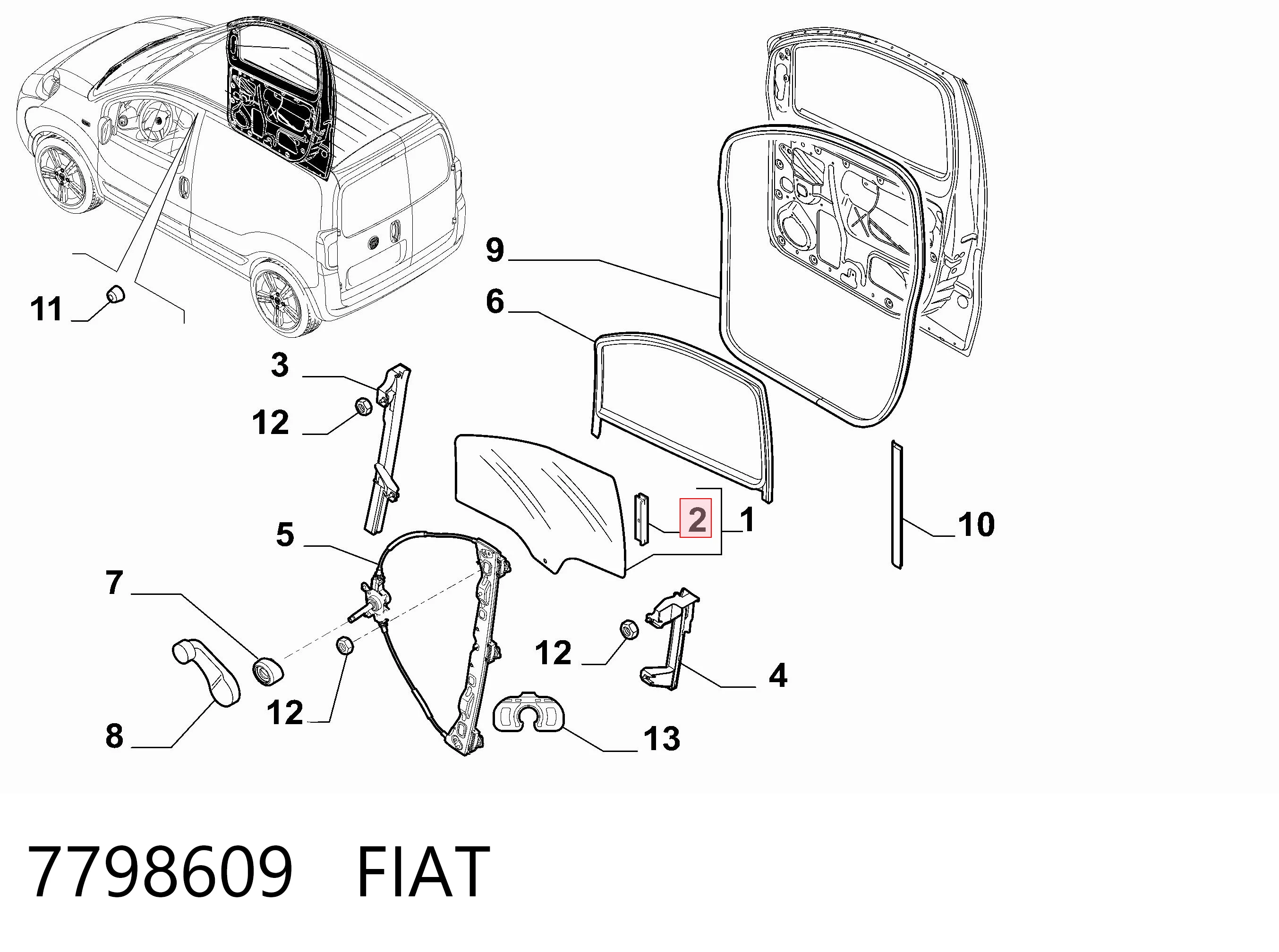 7798609 Fiat/Alfa/Lancia