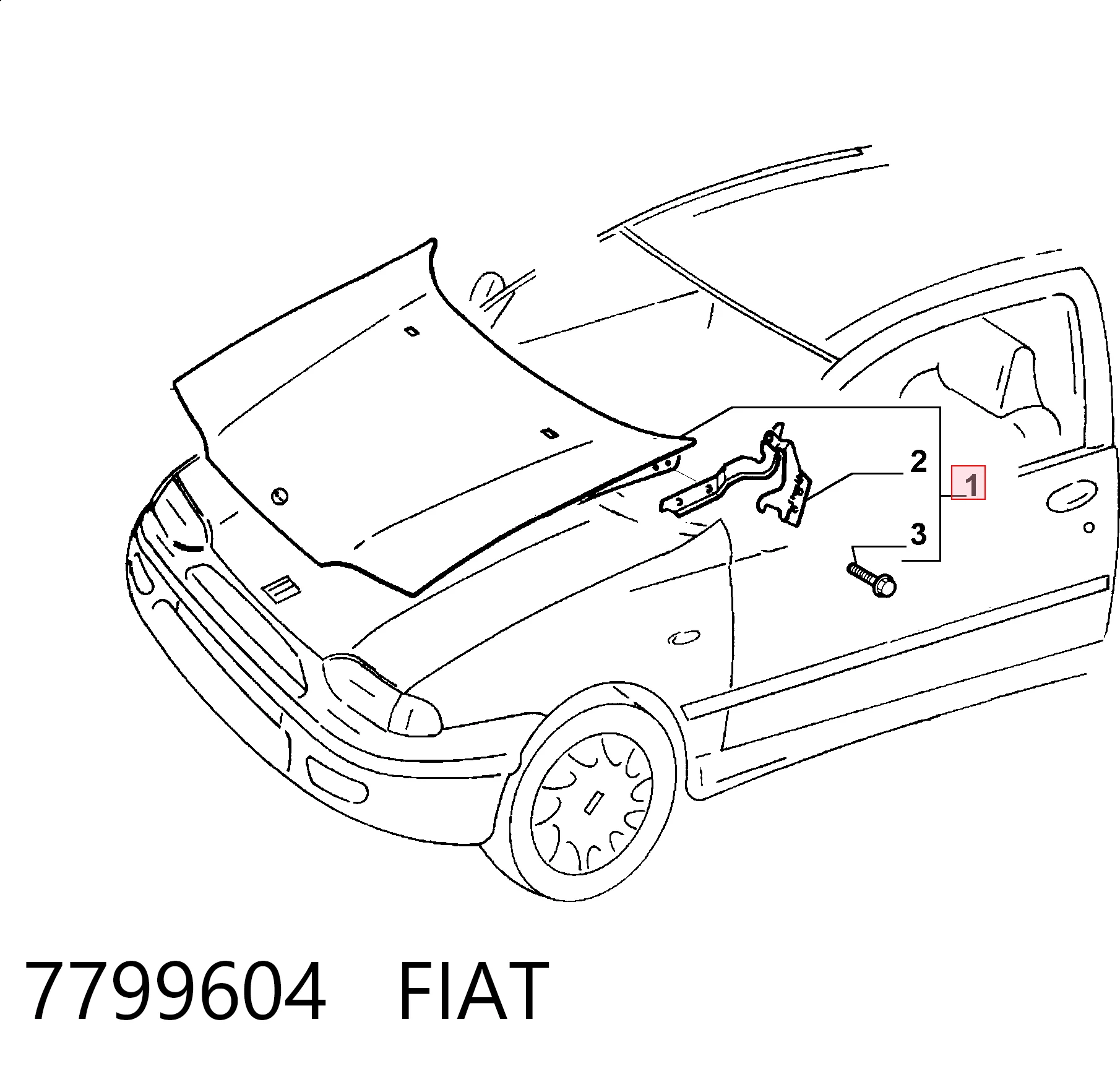 Capot Fiat Siena 