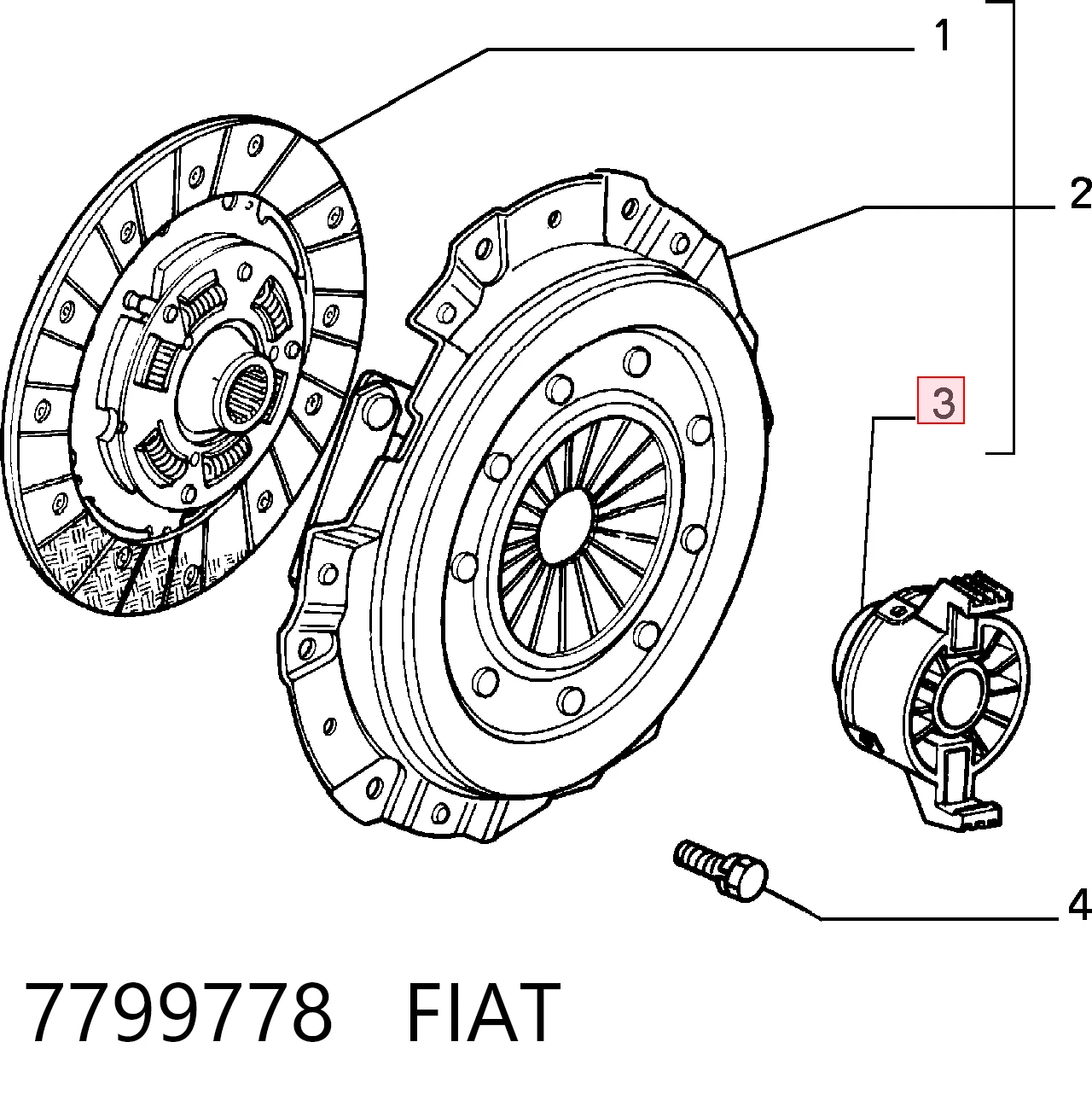 Cojinete embrague Fiat Punto  (2005-2018)