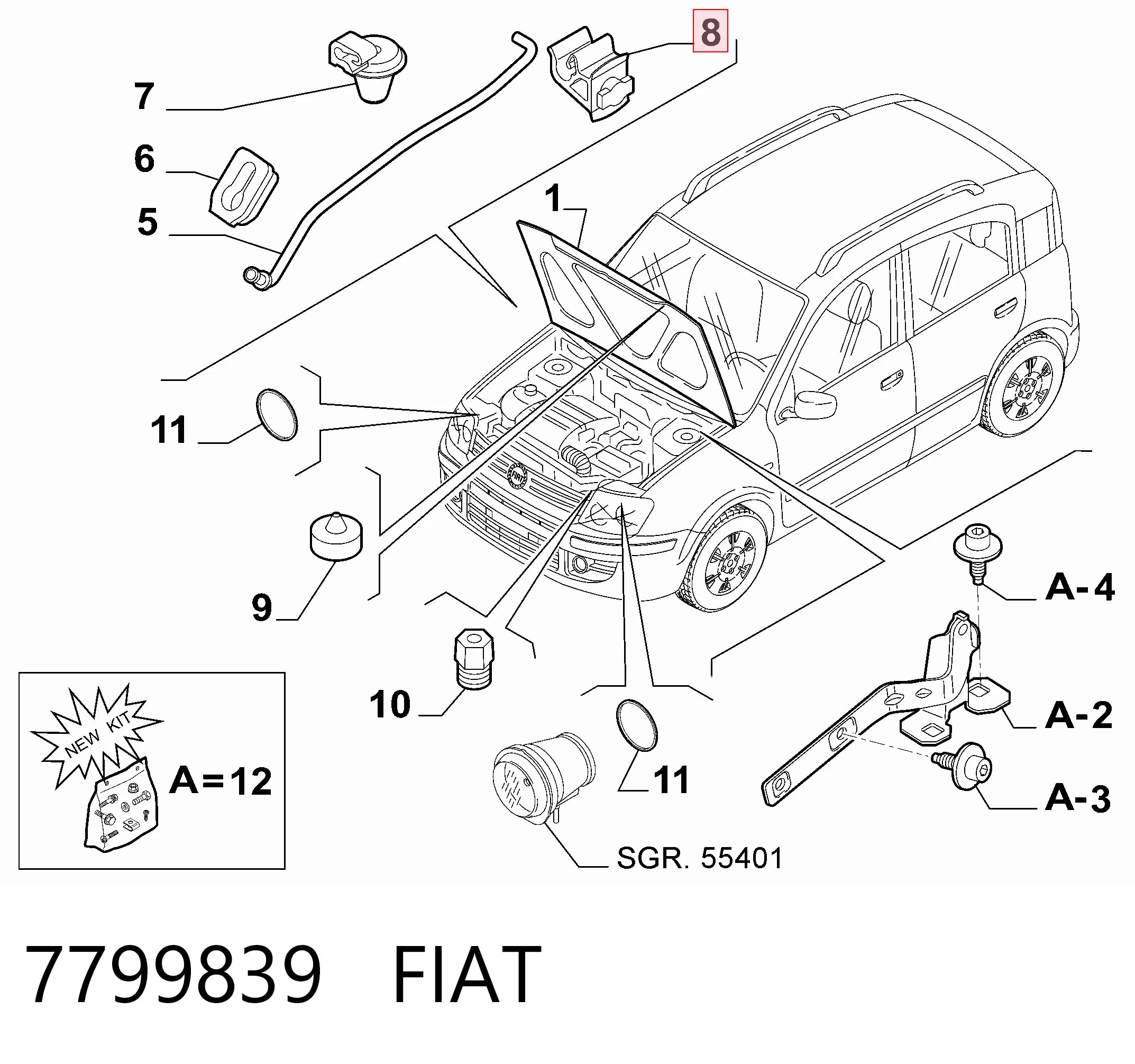7799839 Fiat/Alfa/Lancia