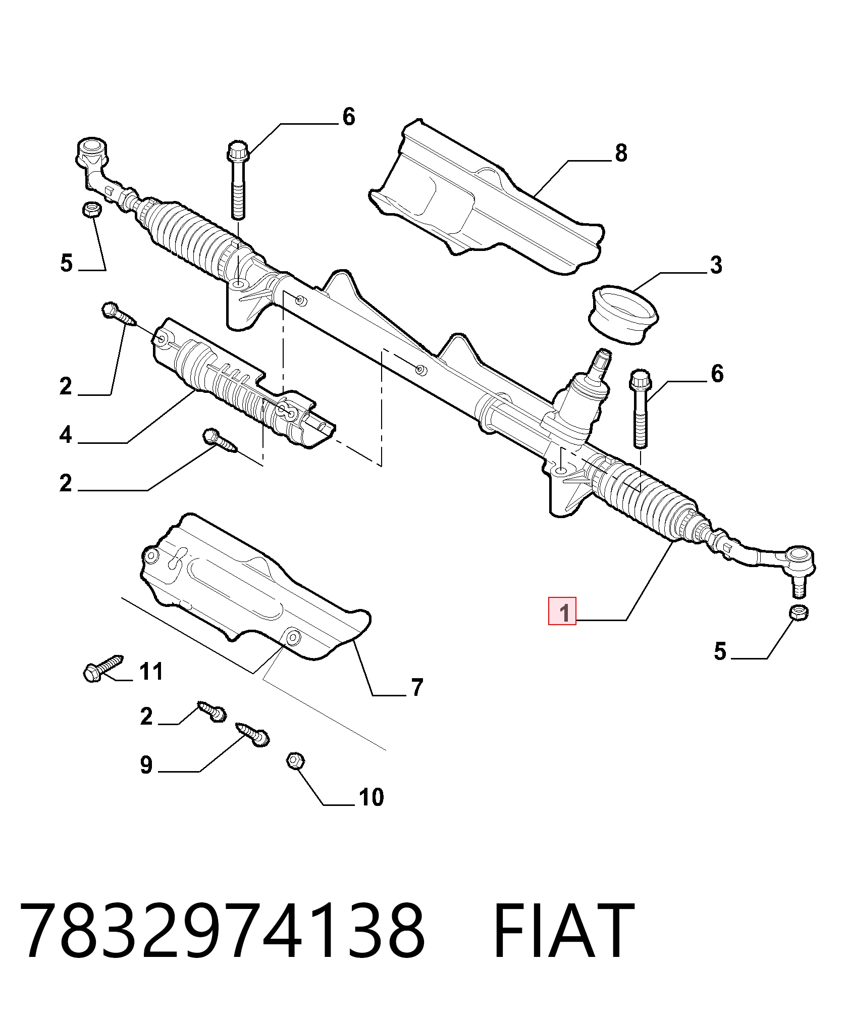 Comprar Cremallera de dirección Alfa Romeo 159  939