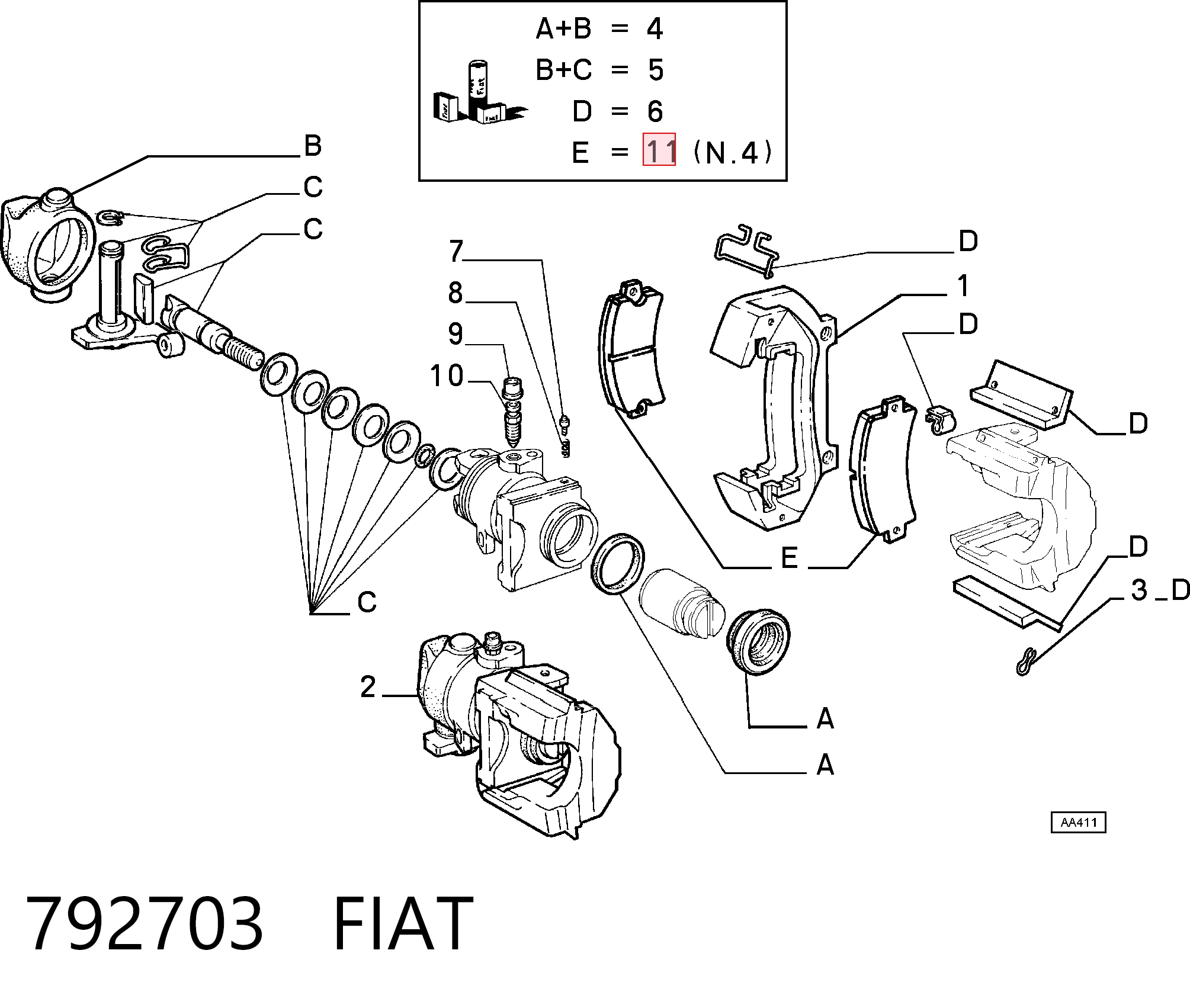 792703 Fiat/Alfa/Lancia