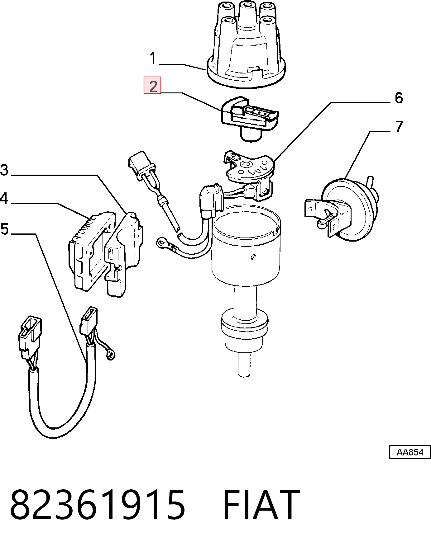 Comprar 9350323 General Motors Rotor del distribuidor de encendido