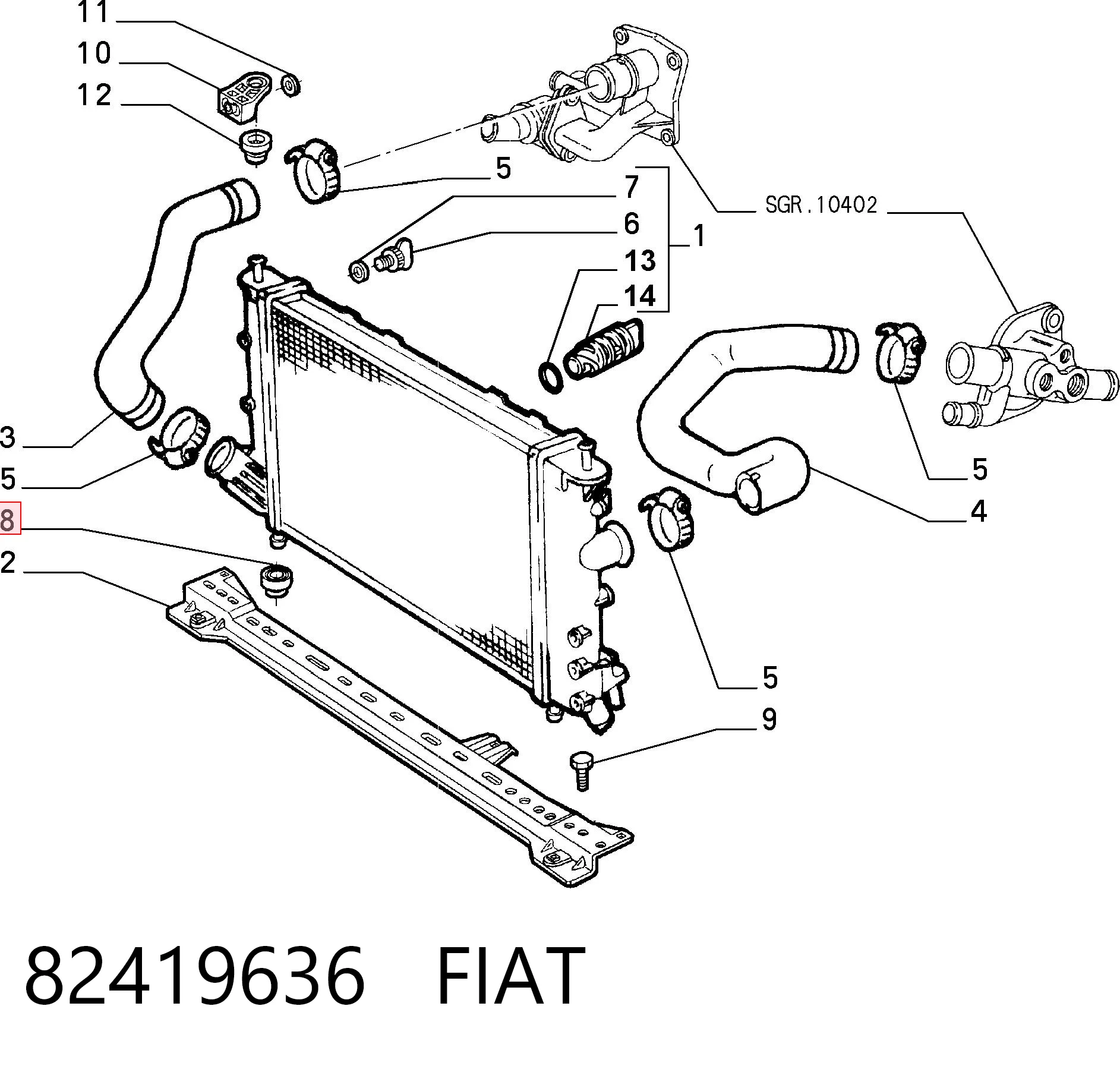 82419636 Fiat/Alfa/Lancia