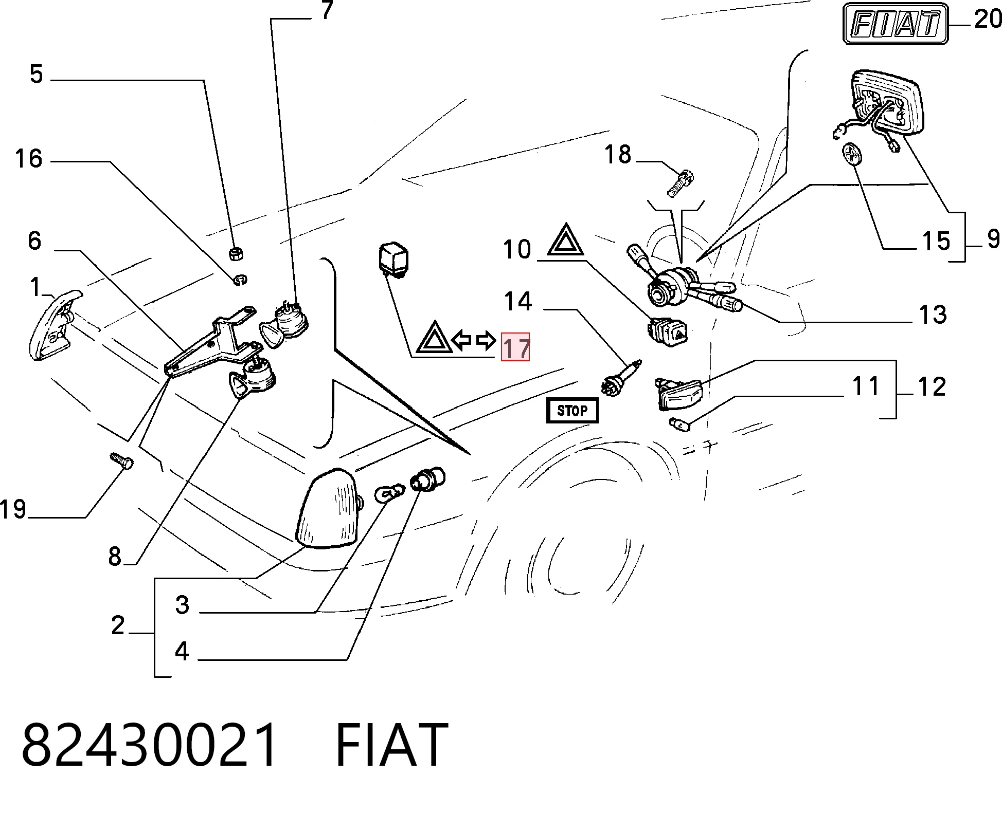 Módulo de intermitentes Ford Transit  (E)