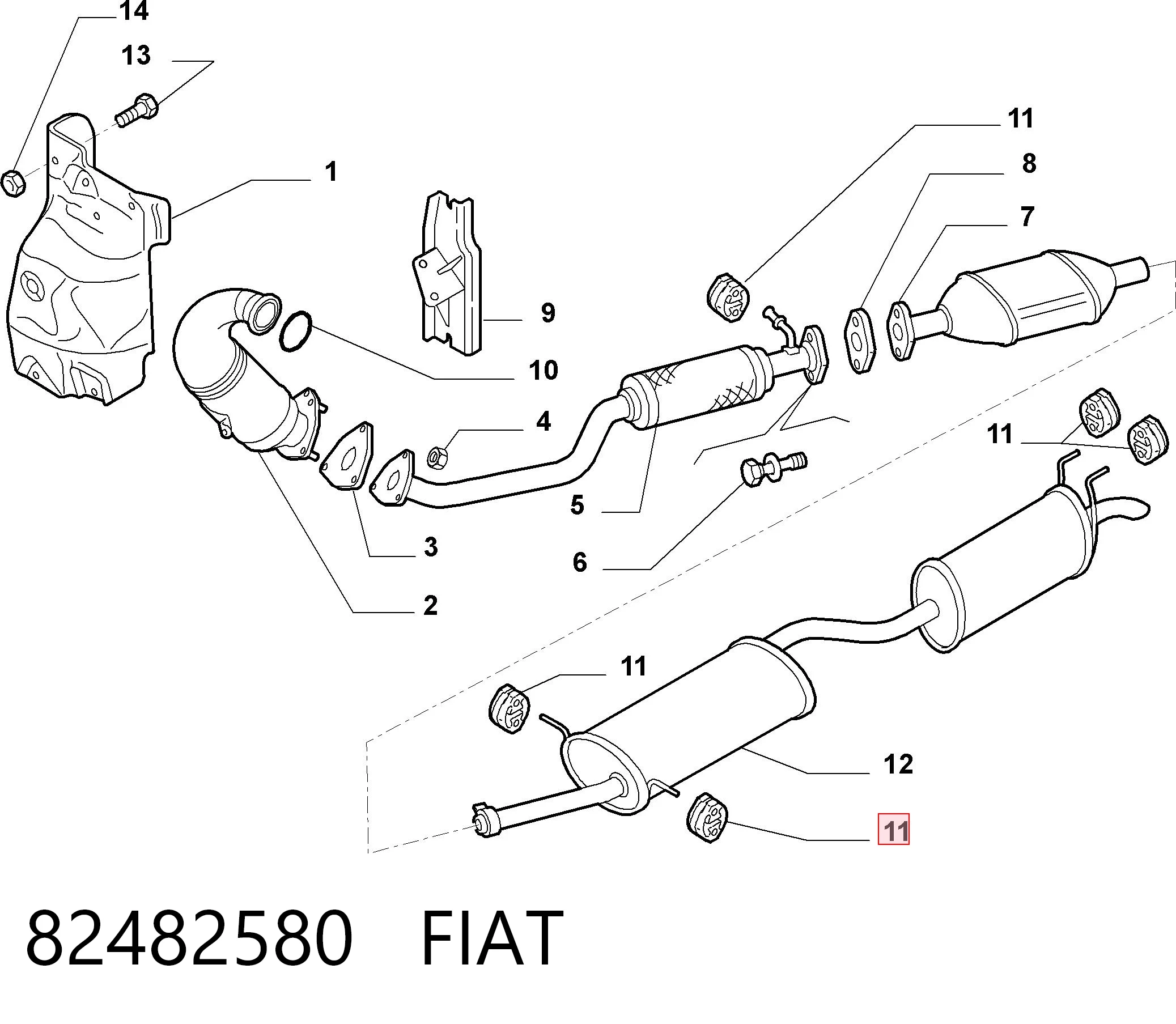 82482580 Fiat/Alfa/Lancia