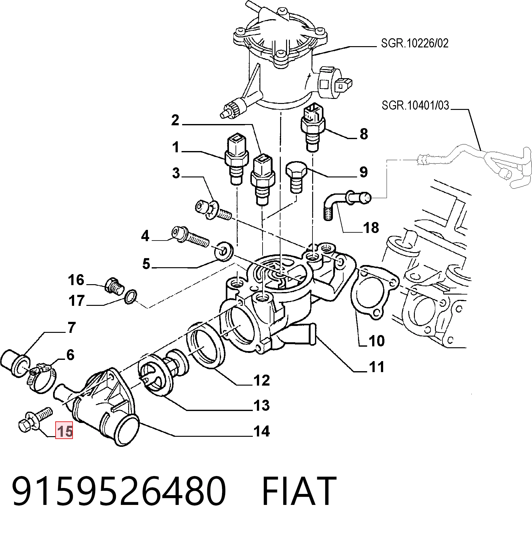 9159526480 Fiat/Alfa/Lancia