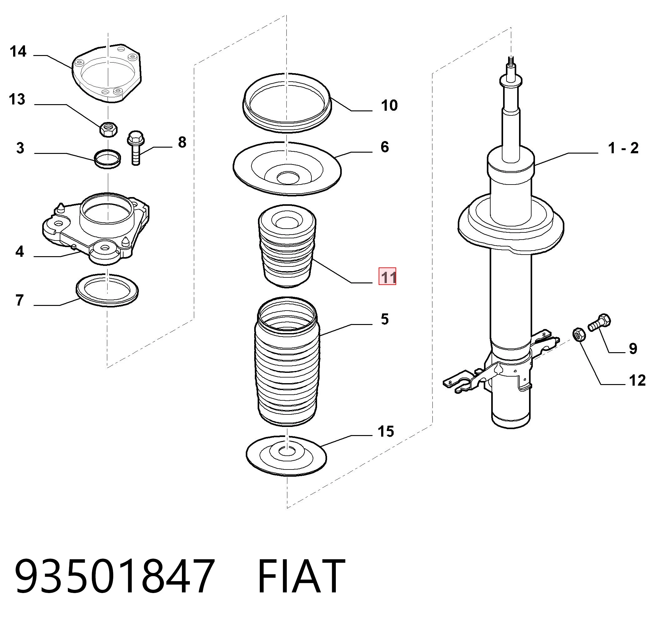 93501847 Fiat/Alfa/Lancia