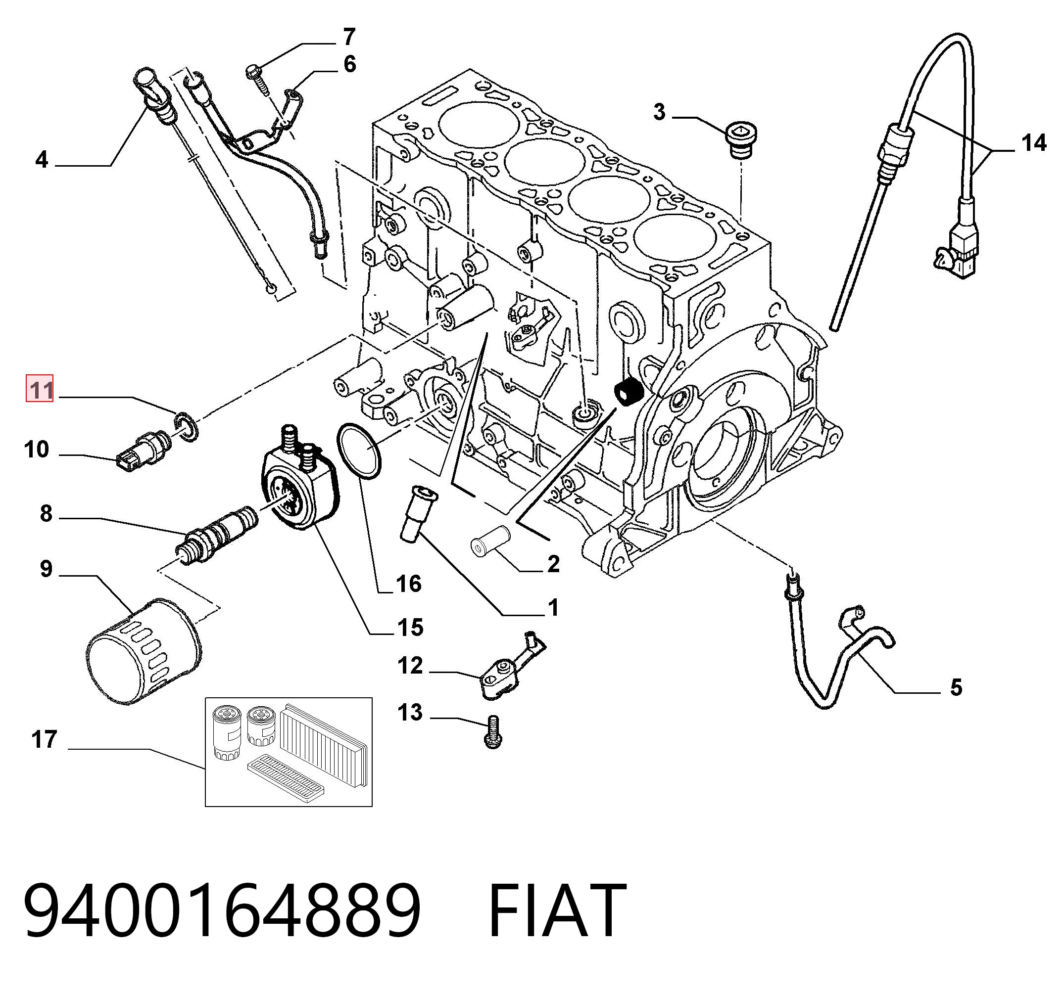 9400164889 Fiat/Alfa/Lancia
