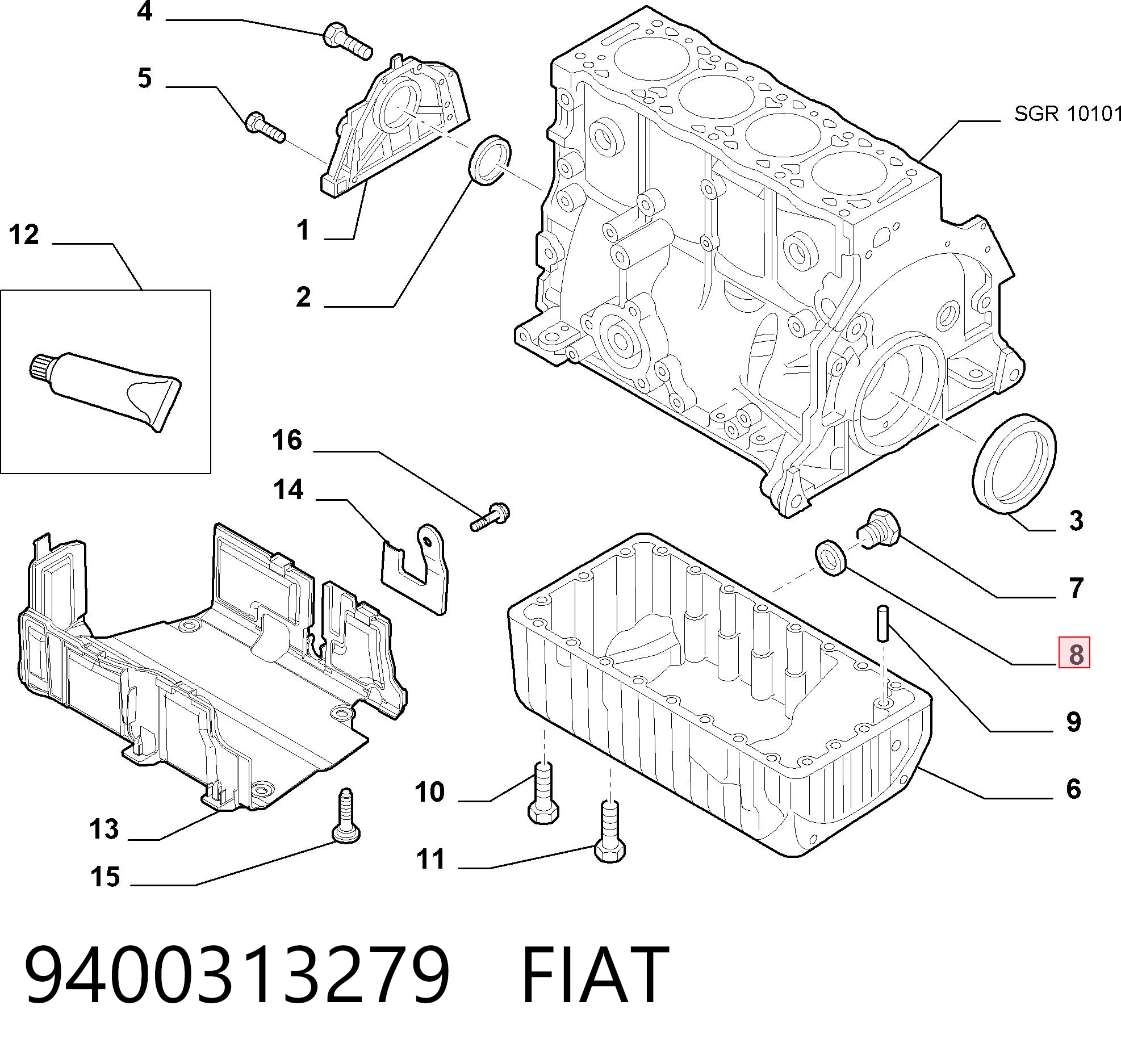 9400313279 Fiat/Alfa/Lancia