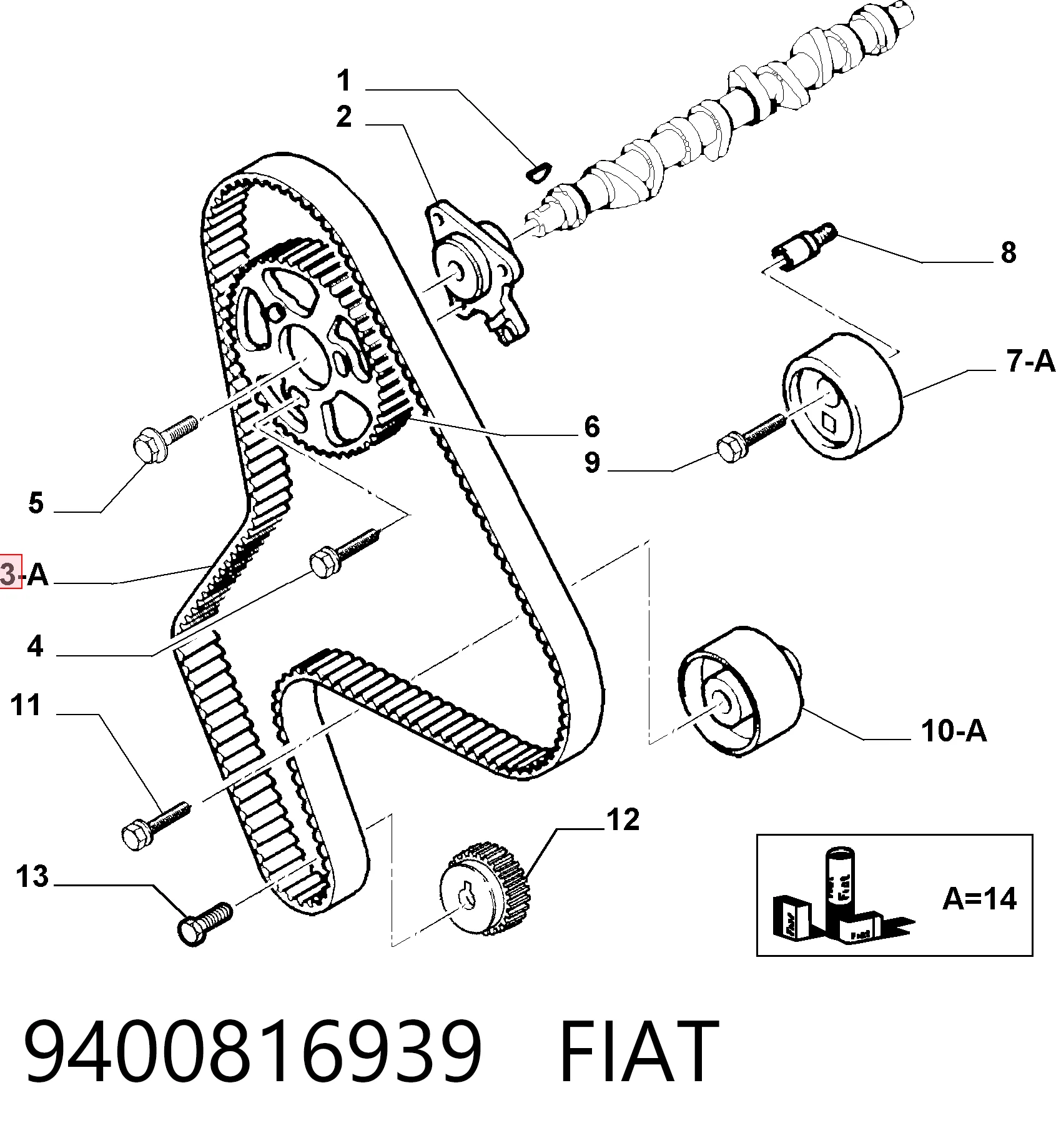 9400816939 Fiat/Alfa/Lancia