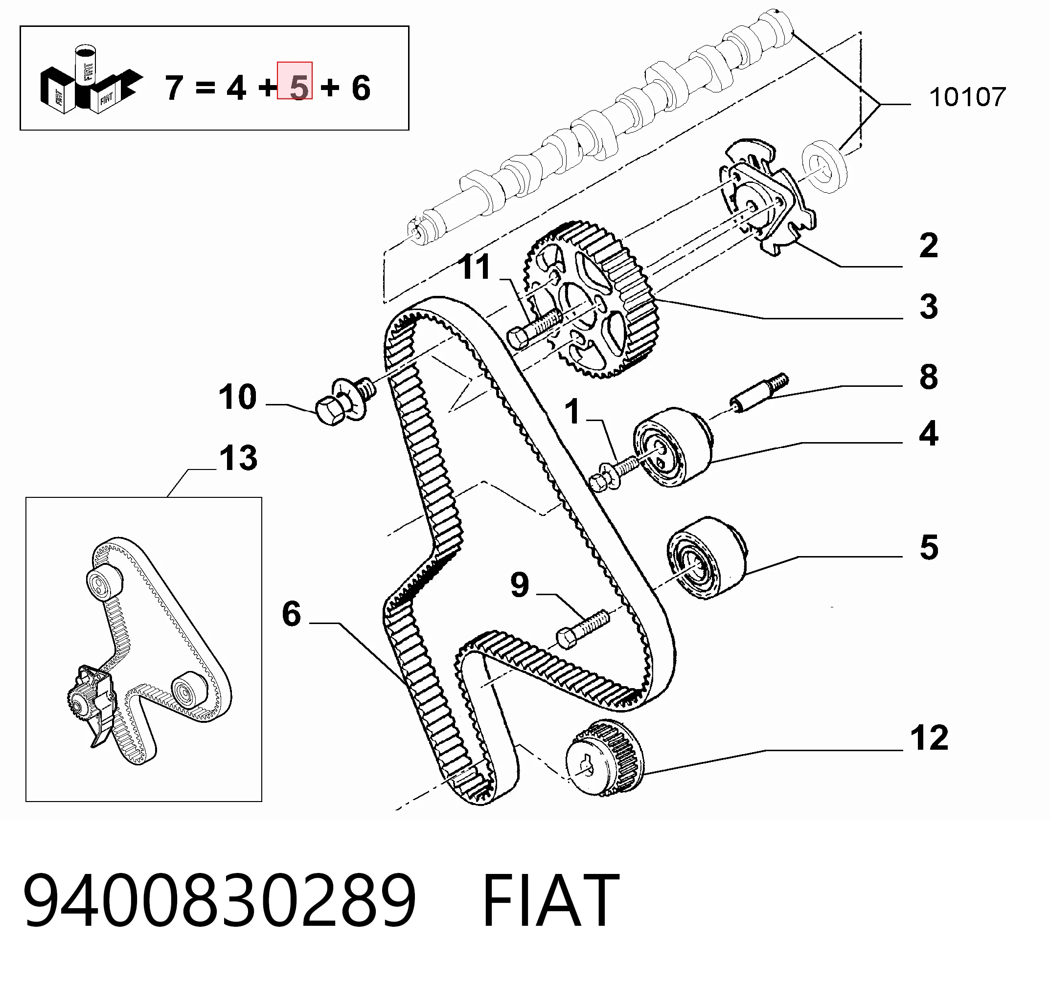 9400830289 Fiat/Alfa/Lancia