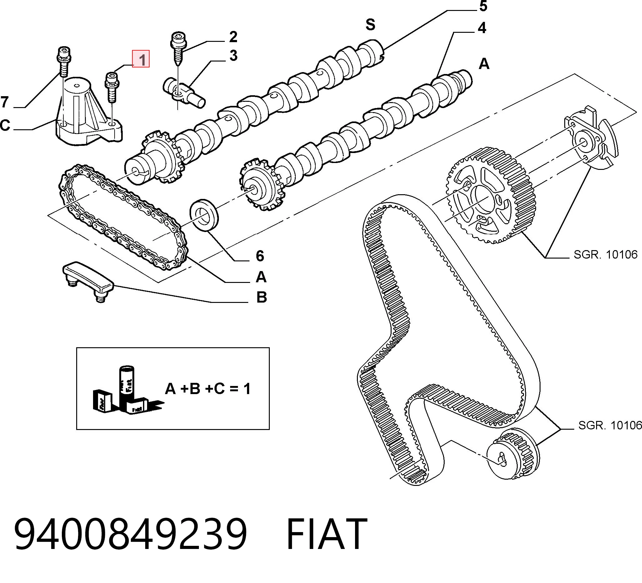 9400849239 Fiat/Alfa/Lancia