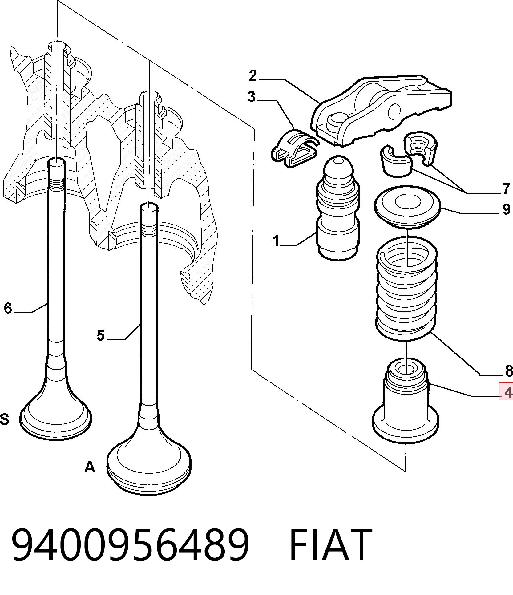 9400956489 Fiat/Alfa/Lancia