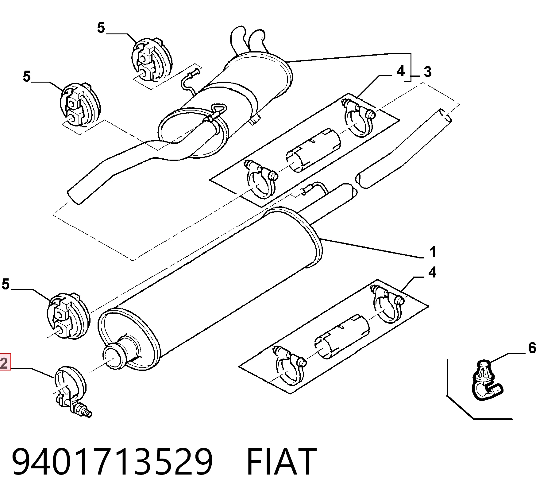 9401713529 Fiat/Alfa/Lancia
