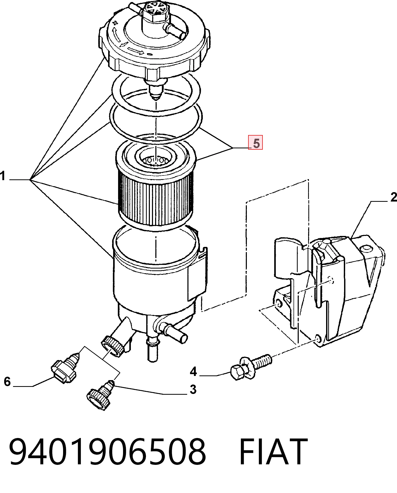 9401906508 Fiat/Alfa/Lancia