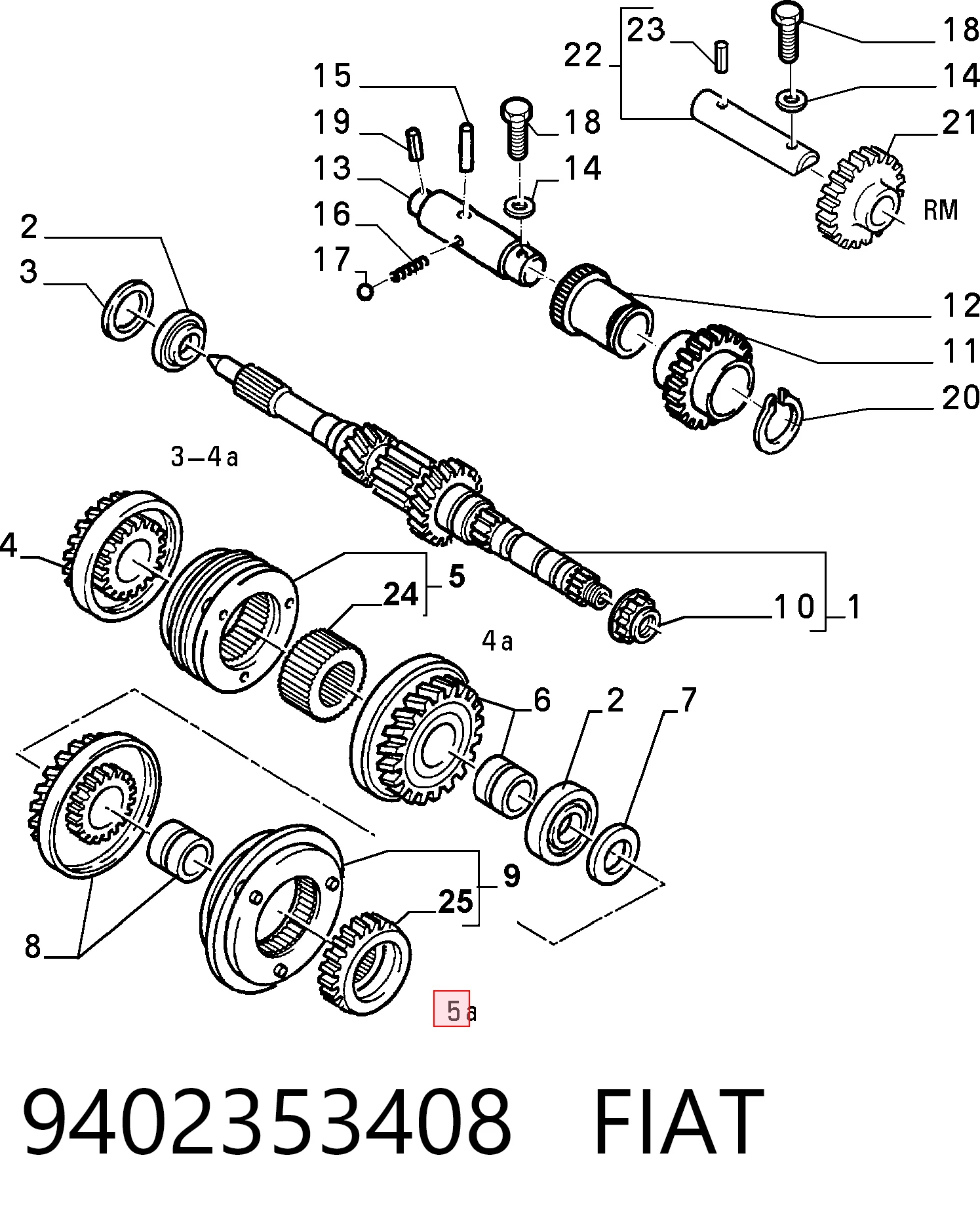 9402353408 Fiat/Alfa/Lancia