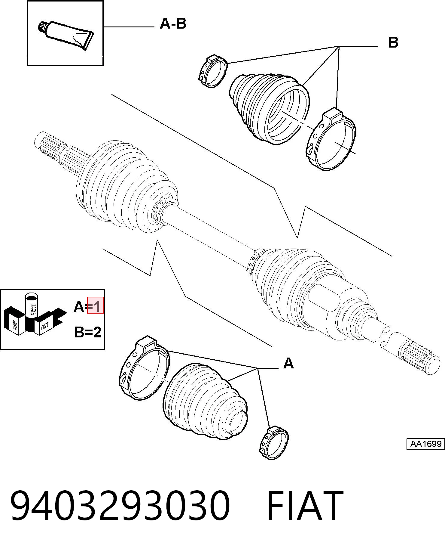9403293030 Fiat/Alfa/Lancia